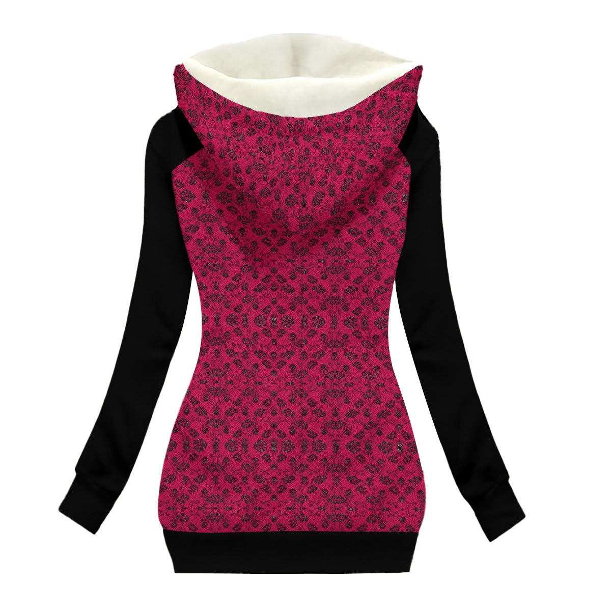 Women's Long Jacket With Fleece Lining