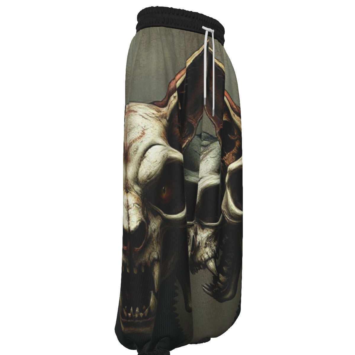 Stand out  with the  Meow All Evil Unisex Lantern Pants  available at Hey Nugget. Grab yours today!