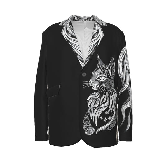 Stand out  with the  Nordic Kitty Men's Blazer  available at Hey Nugget. Grab yours today!