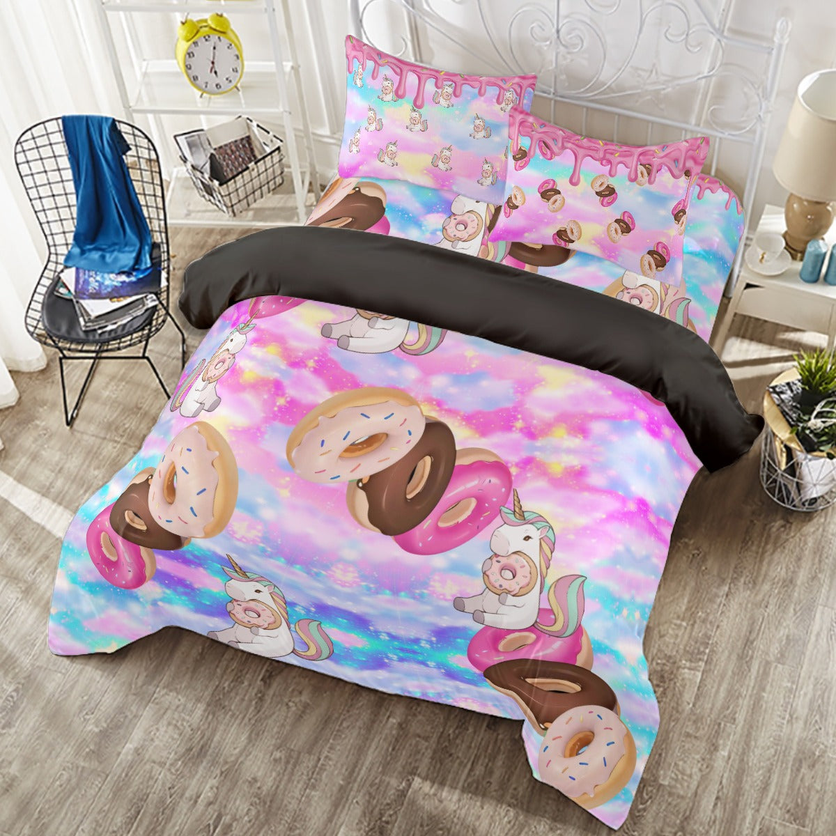 Stand out  with the  My Little Doughnut Four-piece Duvet Cover Set  available at Hey Nugget. Grab yours today!