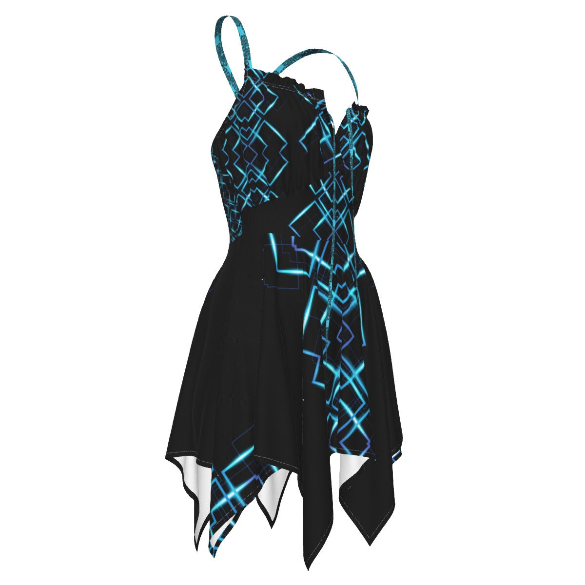 Stand out  with the  Blue Rave Slip Dress  available at Hey Nugget. Grab yours today!