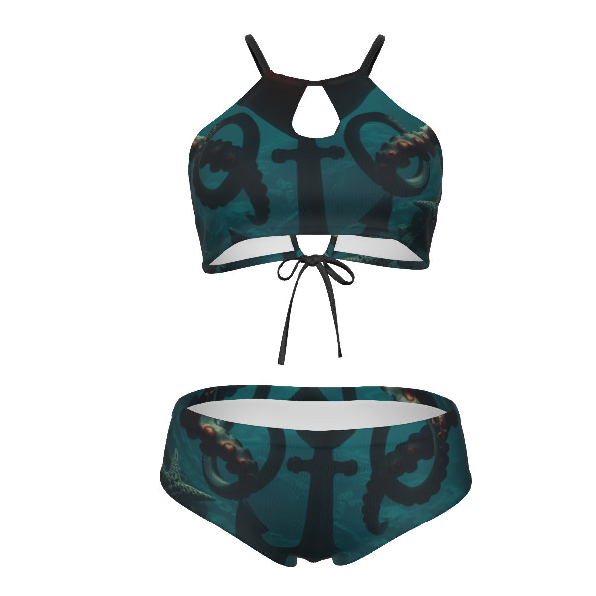 Stand out  with the  Anchors away Cami Keyhole Swimsuit  available at Hey Nugget. Grab yours today!