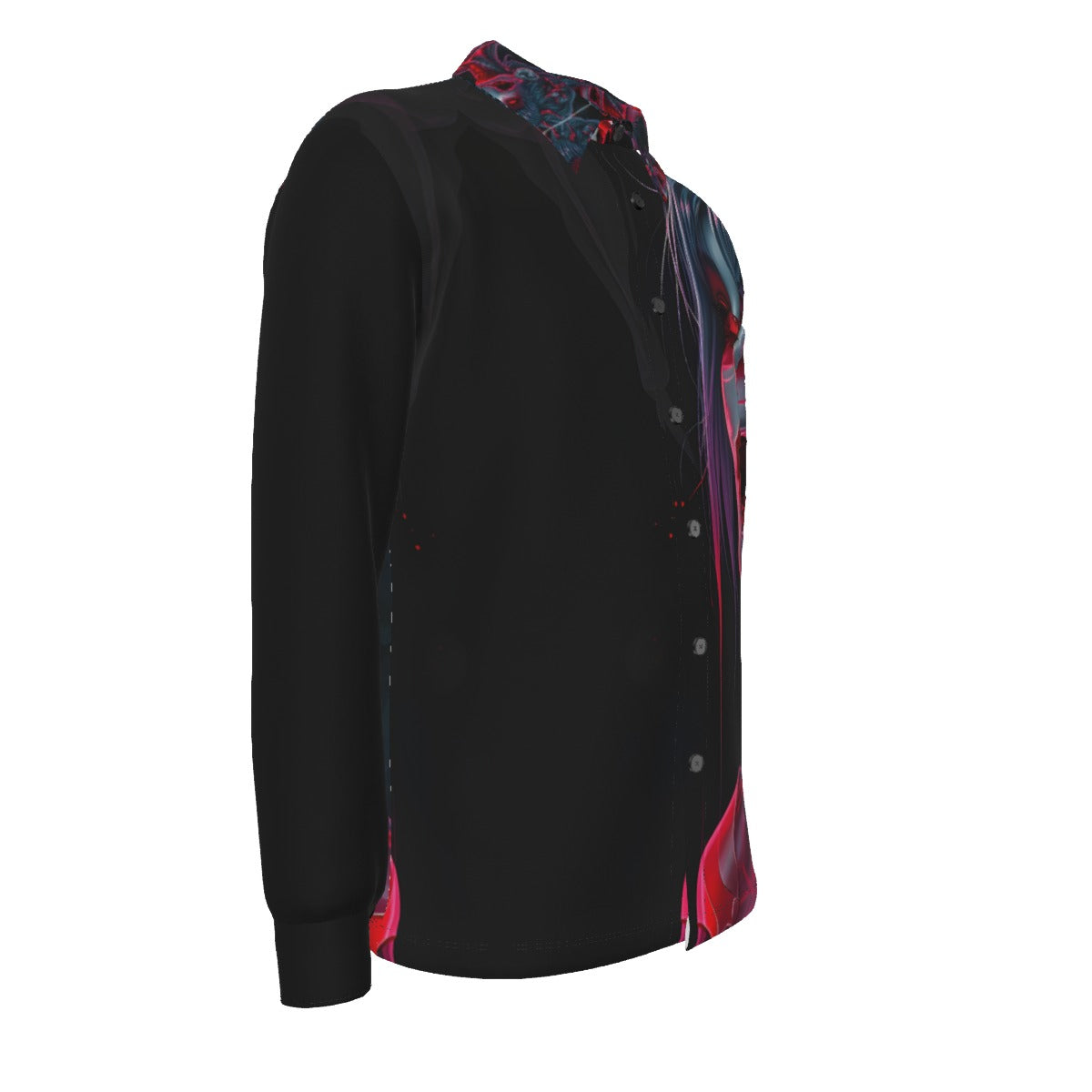 Stand out  with the  Neon Queen Men's Long Sleeve Shirt  available at Hey Nugget. Grab yours today!