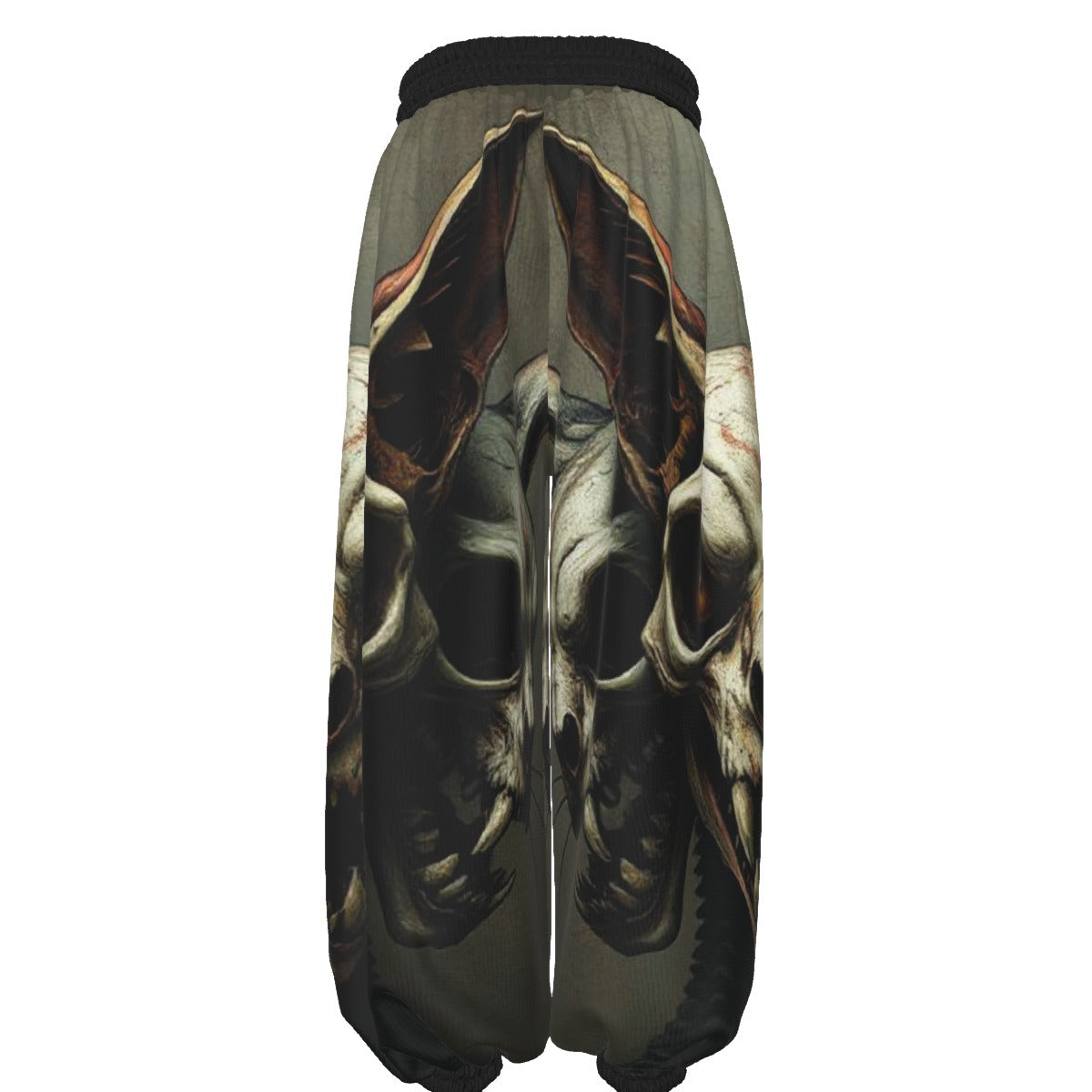 Stand out  with the  Meow All Evil Unisex Lantern Pants  available at Hey Nugget. Grab yours today!
