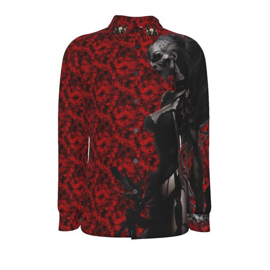 Stand out  with the  Lady of the Night Men's Long Sleeve Shirt  available at Hey Nugget. Grab yours today!