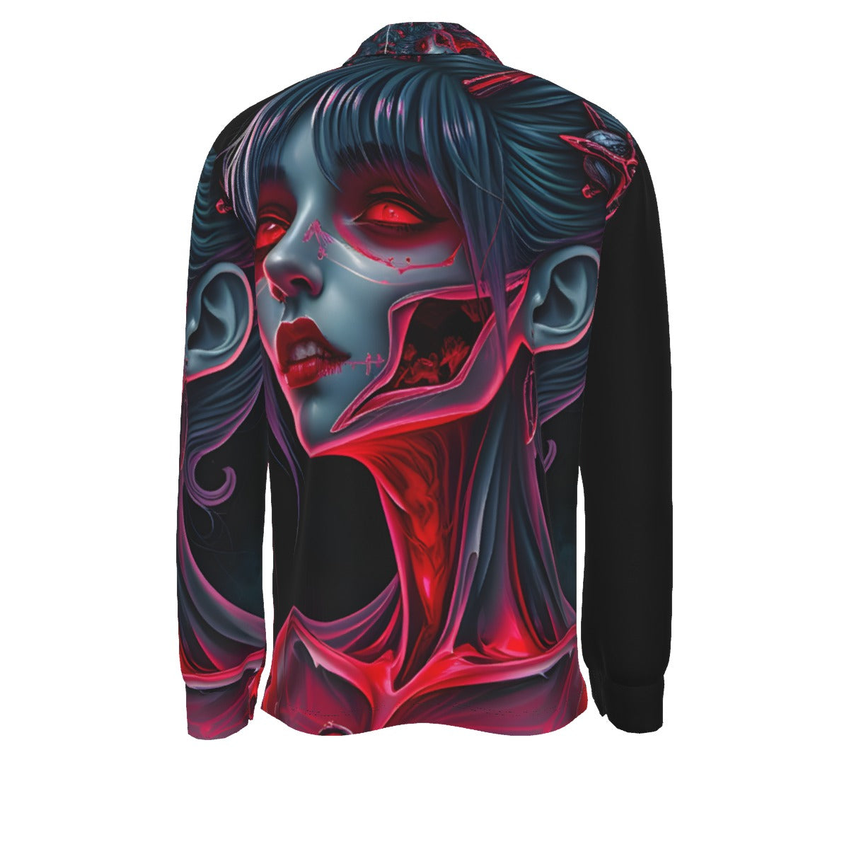 Stand out  with the  Neon Queen Men's Long Sleeve Shirt  available at Hey Nugget. Grab yours today!