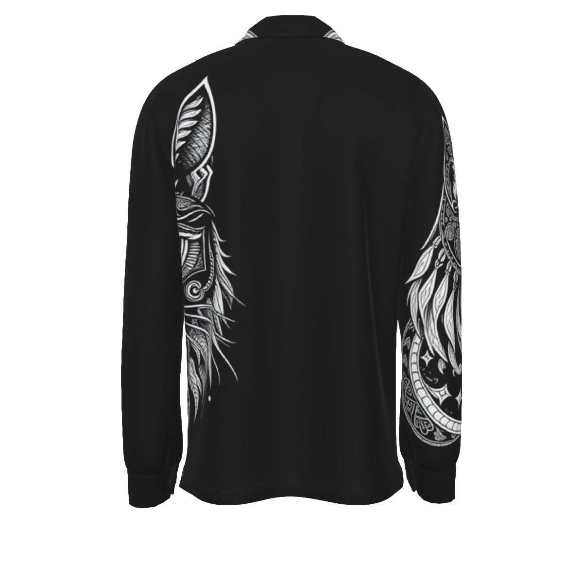 Stand out  with the  Nordic Kitty Men's Long Sleeve Shirt  available at Hey Nugget. Grab yours today!