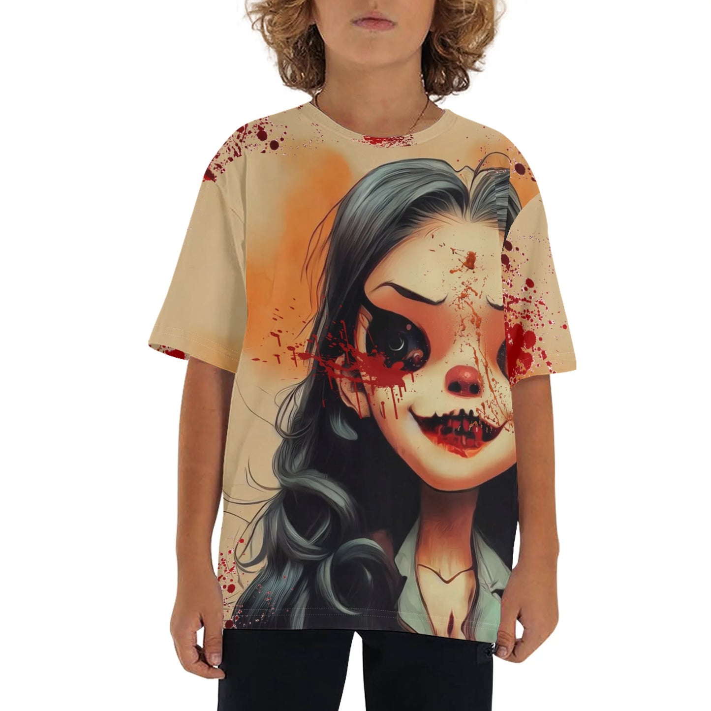 Stand out  with the  Bloody Mother Childrens Loose Fit Short Sleeve T-Shirt  available at Hey Nugget. Grab yours today!