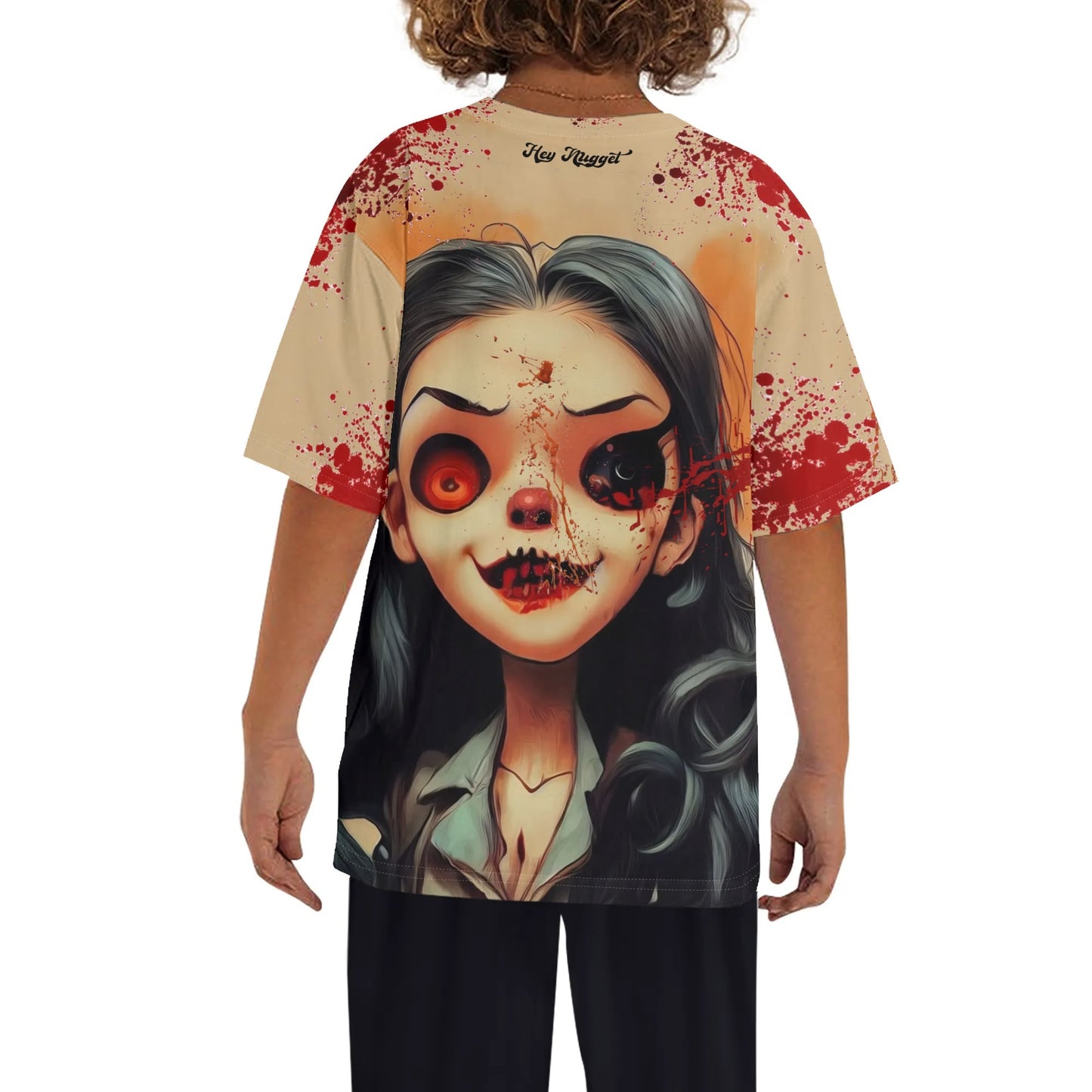 Stand out  with the  Bloody Mother Childrens Loose Fit Short Sleeve T-Shirt  available at Hey Nugget. Grab yours today!