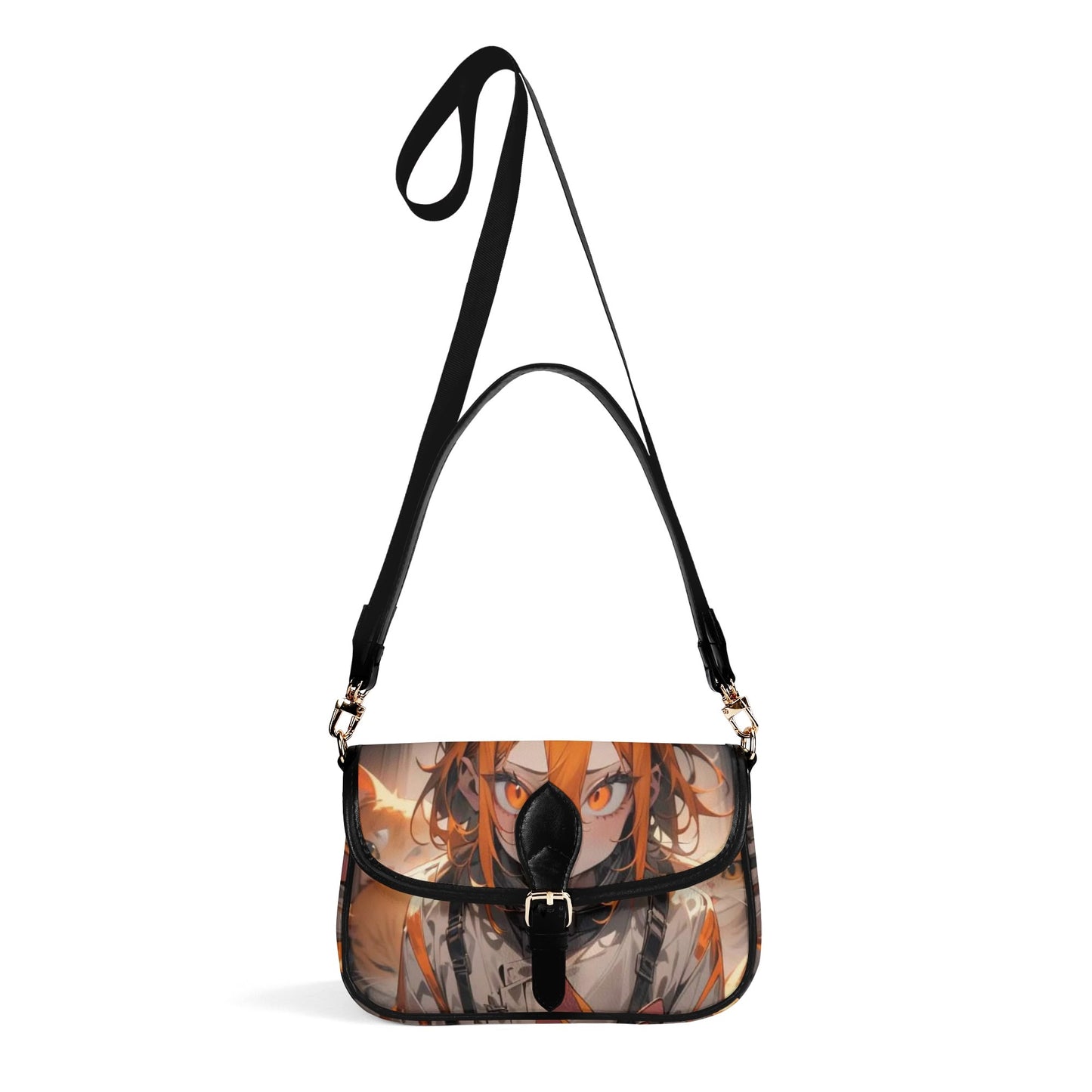 Stand out  with the  Crazy Cat Lady Chain Crossbody Bag Square bag  available at Hey Nugget. Grab yours today!