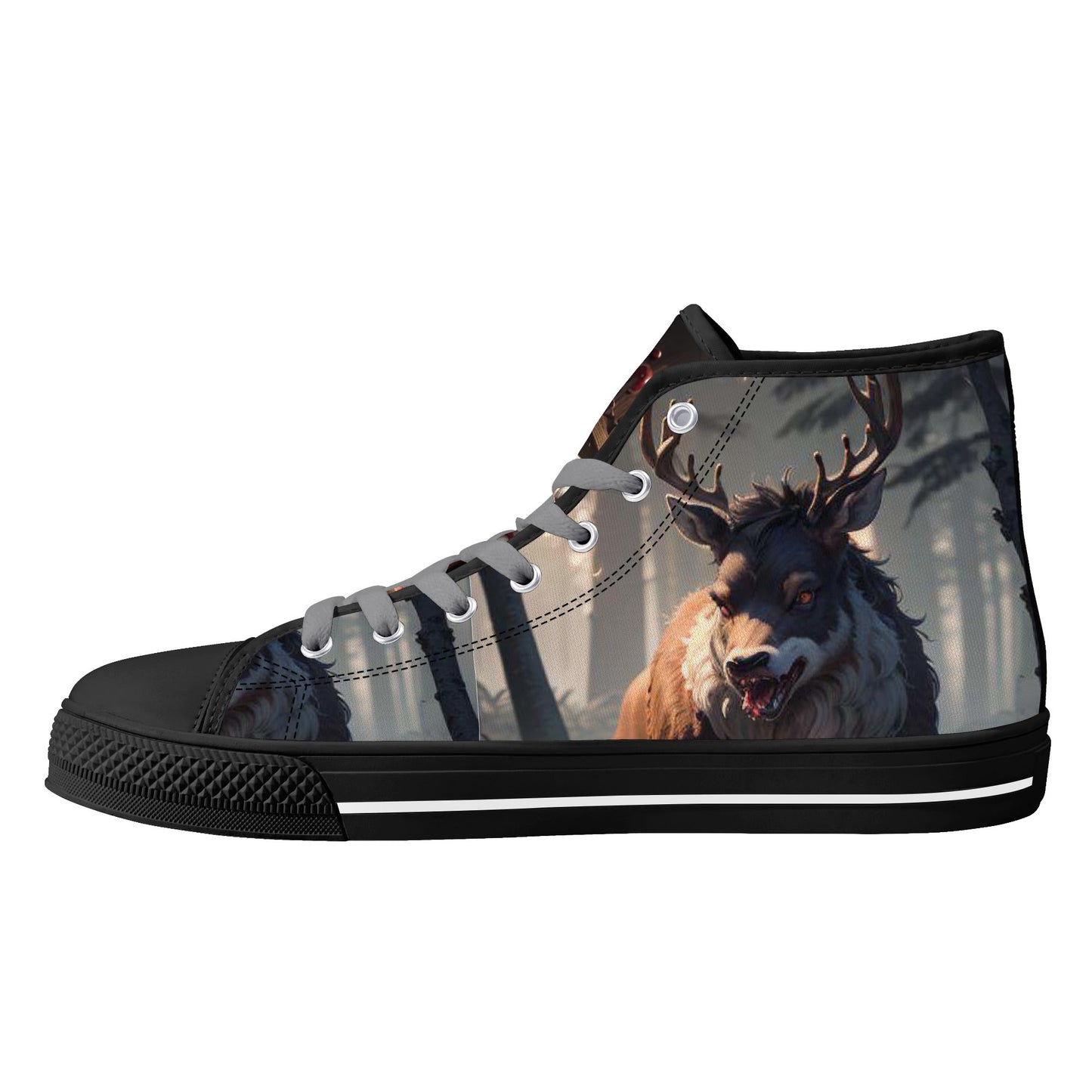 Stand out  with the  Frostys Revenge Mens High Top Canvas Shoes  available at Hey Nugget. Grab yours today!