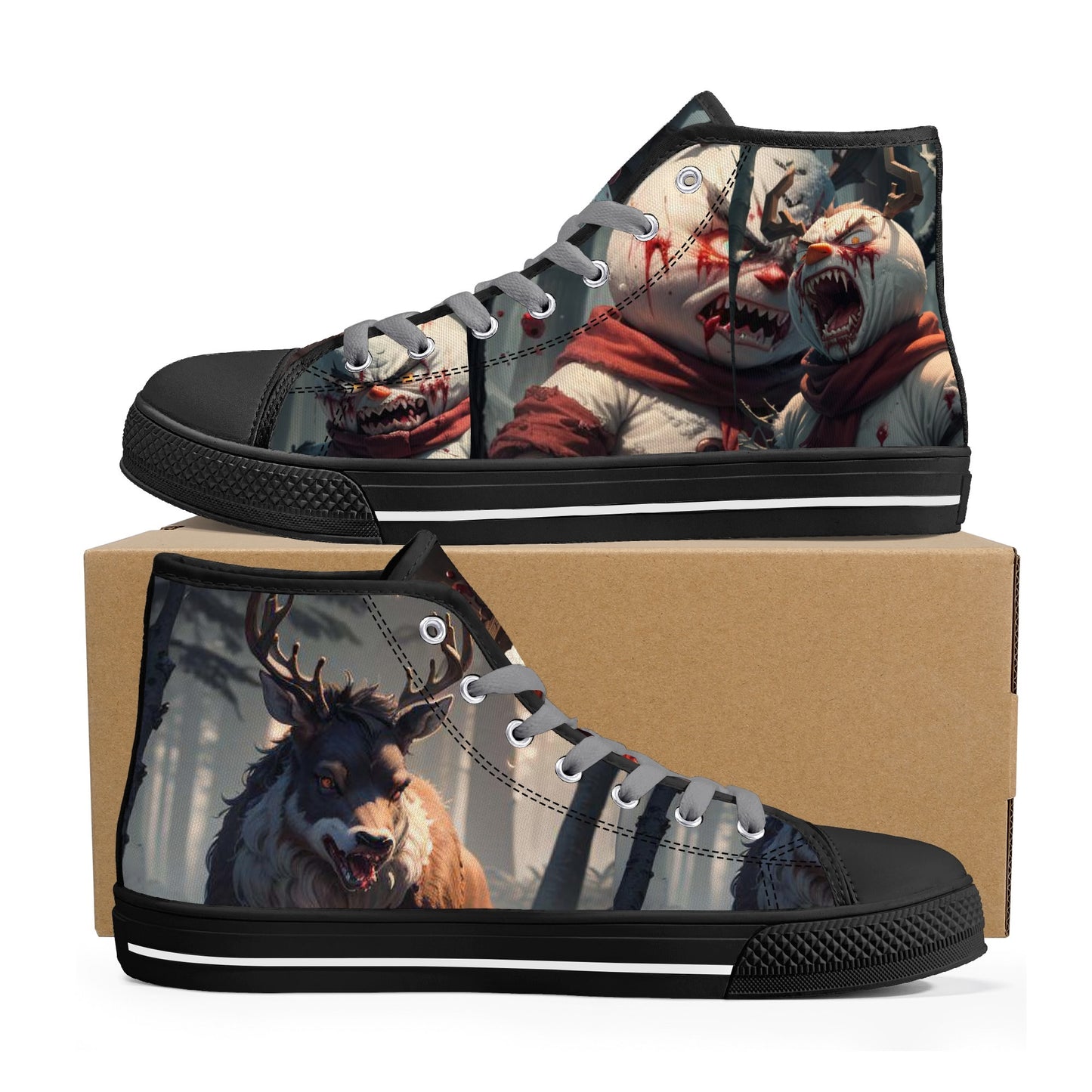 Stand out  with the  Frostys Revenge Mens High Top Canvas Shoes  available at Hey Nugget. Grab yours today!