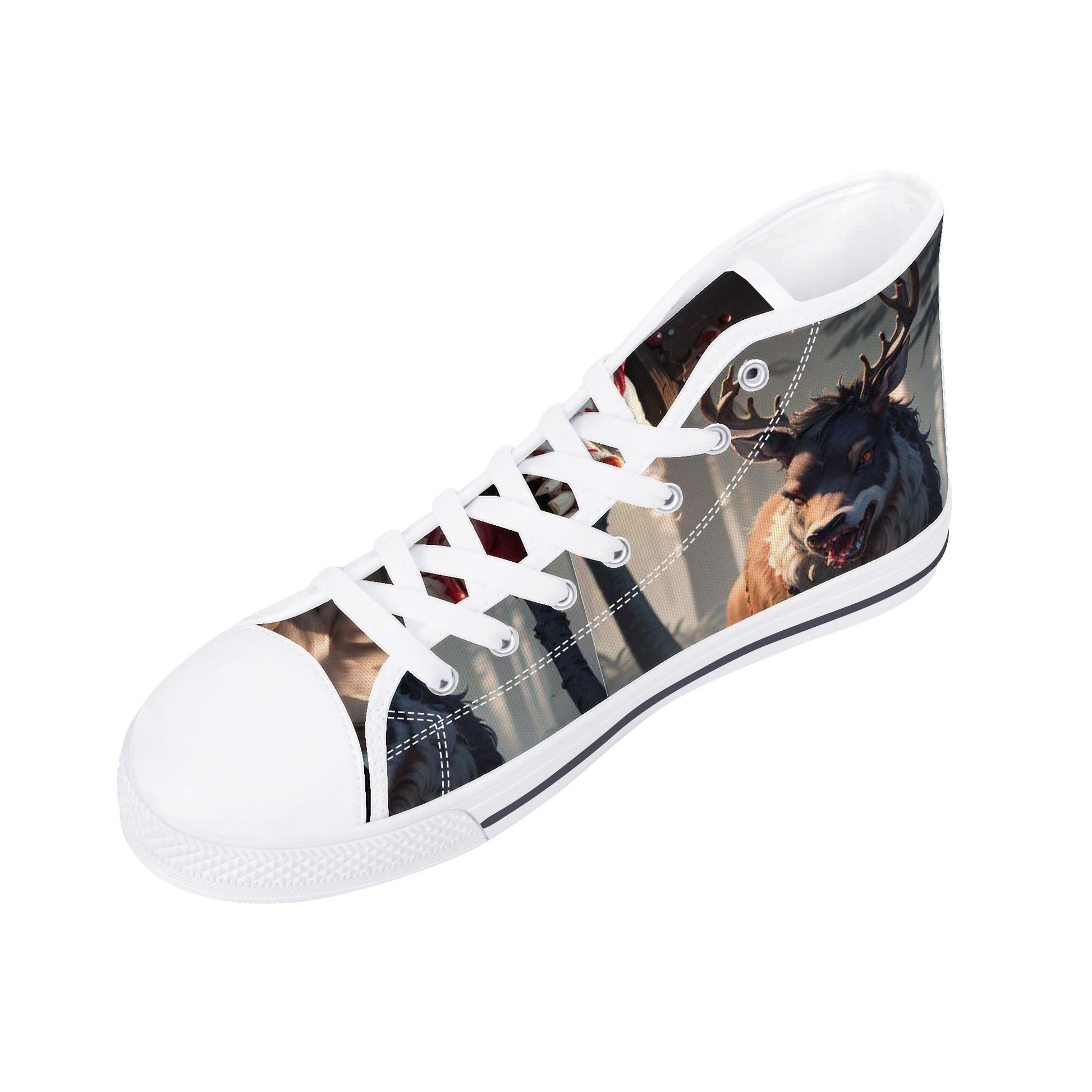 Stand out  with the  Frostys Revenge Mens High Top Canvas Shoes  available at Hey Nugget. Grab yours today!