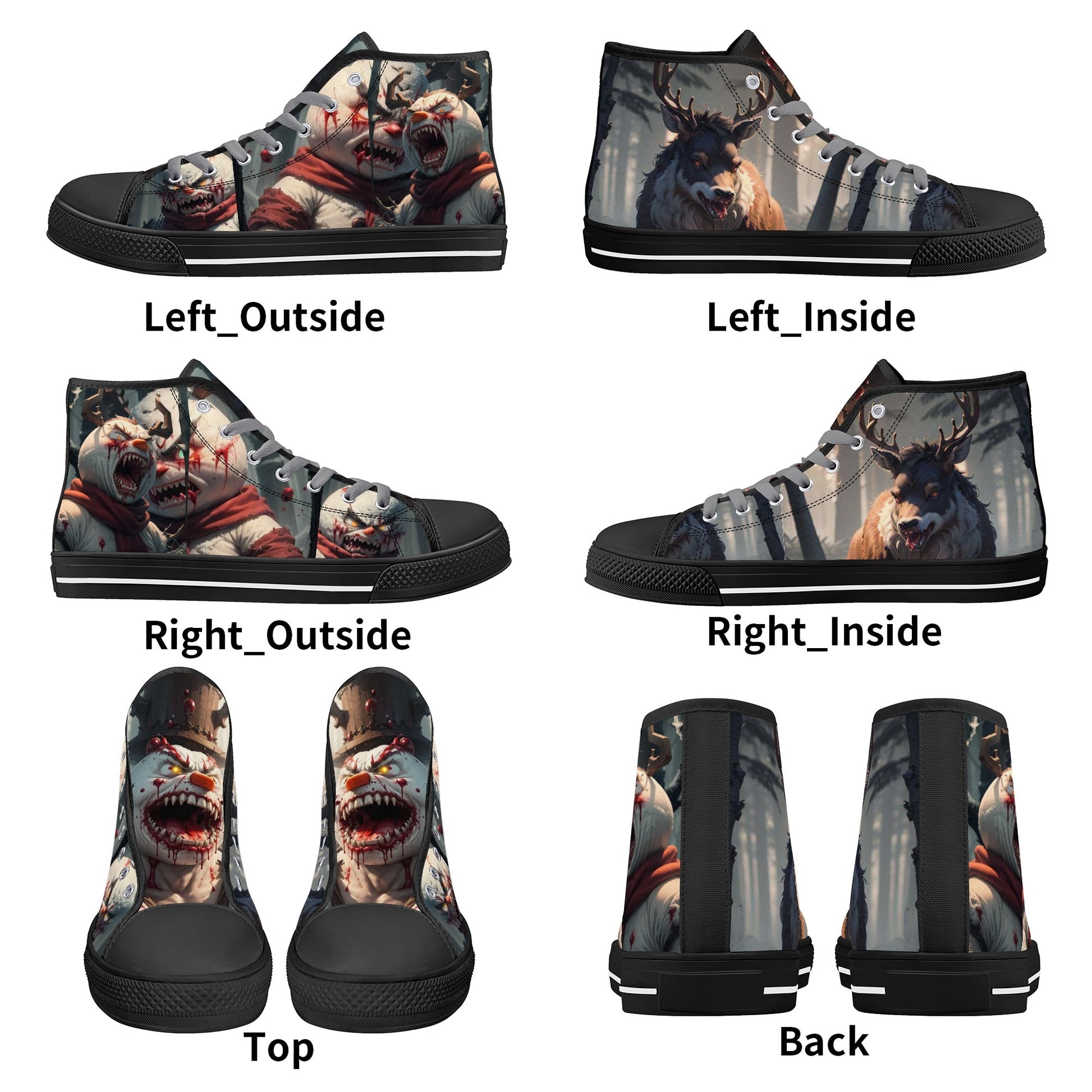 Stand out  with the  Frostys Revenge Mens High Top Canvas Shoes  available at Hey Nugget. Grab yours today!