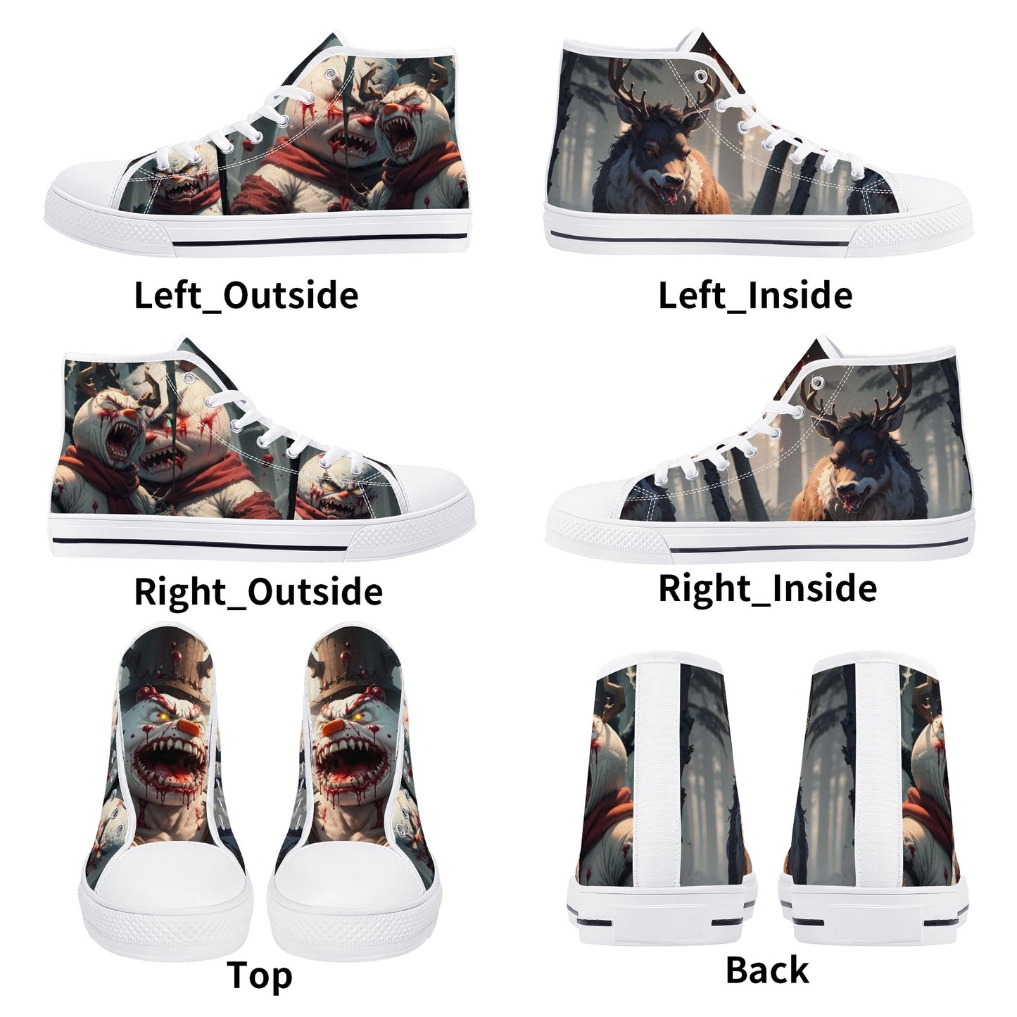 Stand out  with the  Frostys Revenge Mens High Top Canvas Shoes  available at Hey Nugget. Grab yours today!