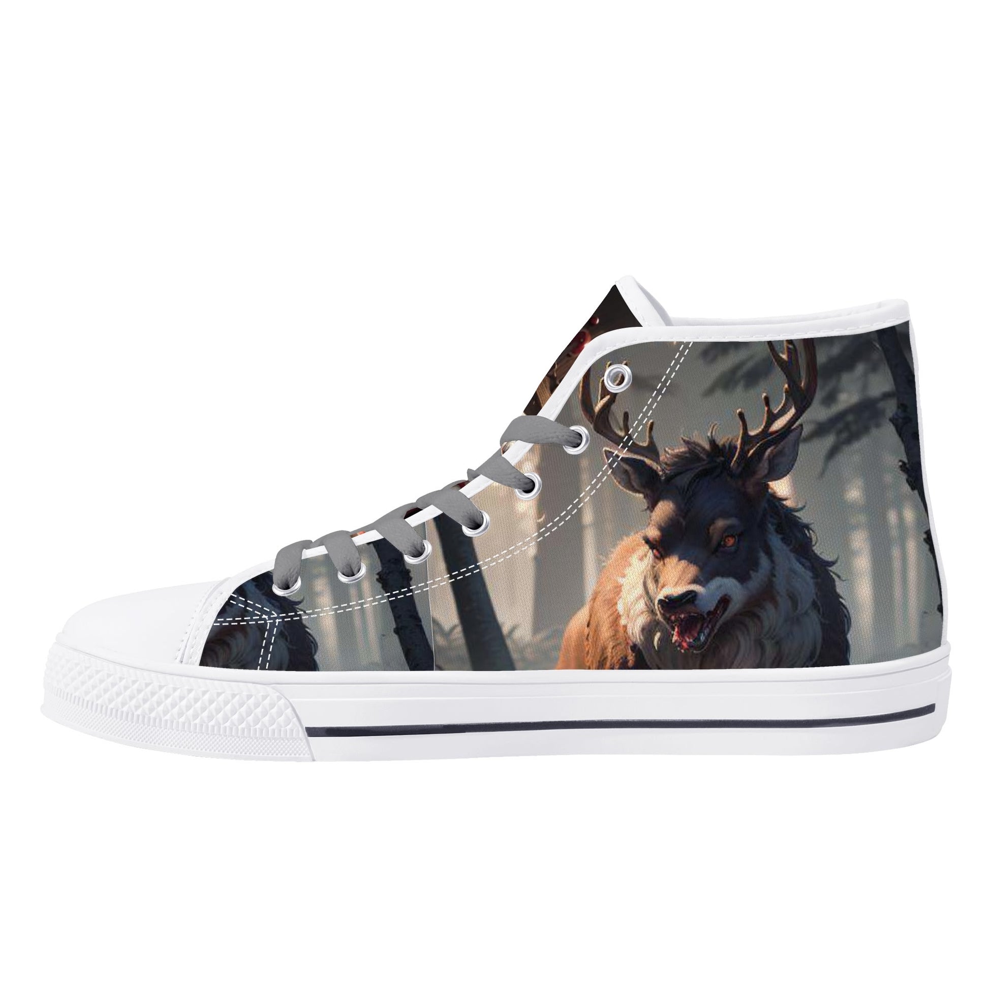 Stand out  with the  Frostys Revenge Womens High Top Canvas Shoes  available at Hey Nugget. Grab yours today!