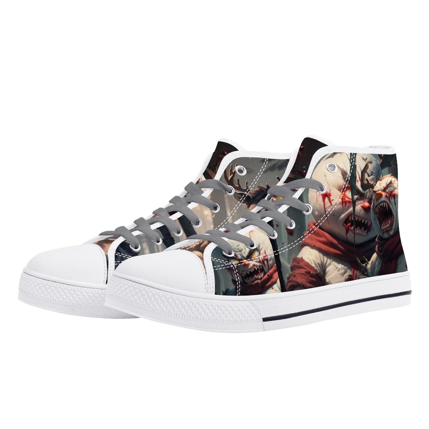 Stand out  with the  Frostys Revenge Womens High Top Canvas Shoes  available at Hey Nugget. Grab yours today!