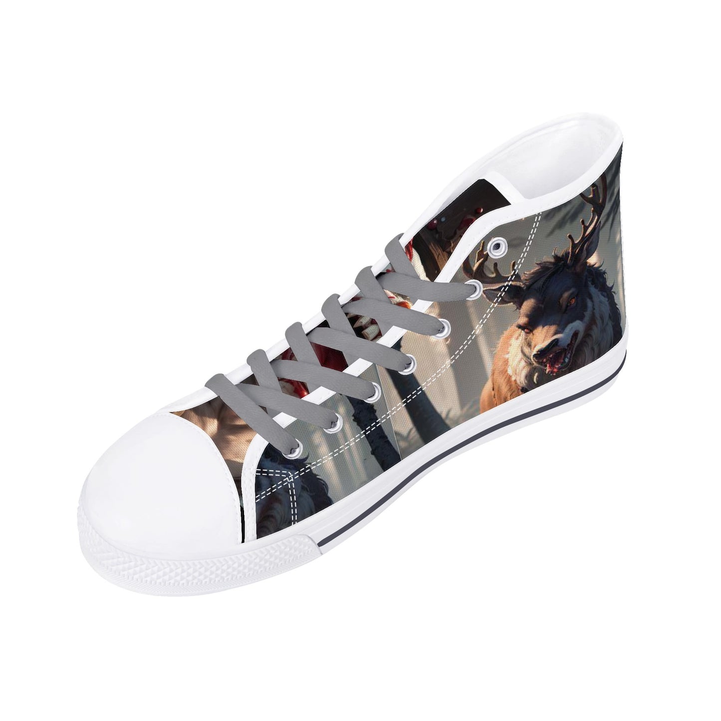 Stand out  with the  Frostys Revenge Womens High Top Canvas Shoes  available at Hey Nugget. Grab yours today!