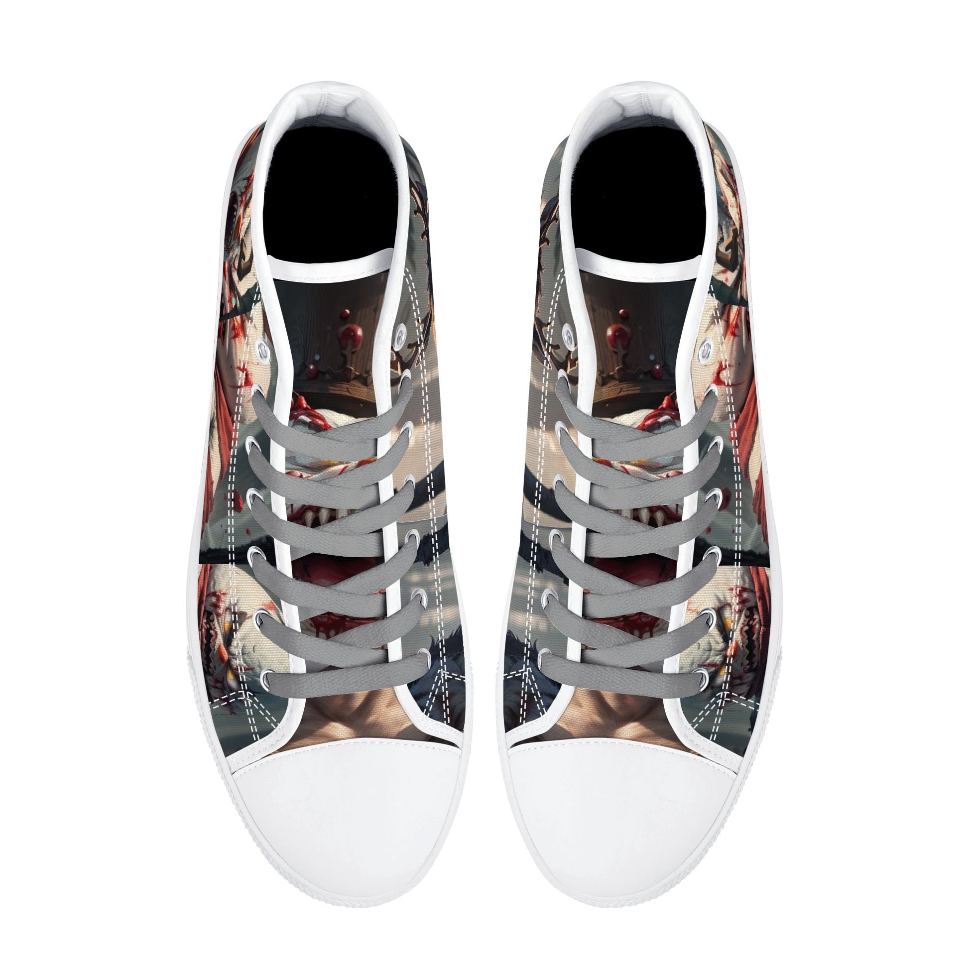 Stand out  with the  Frostys Revenge Womens High Top Canvas Shoes  available at Hey Nugget. Grab yours today!