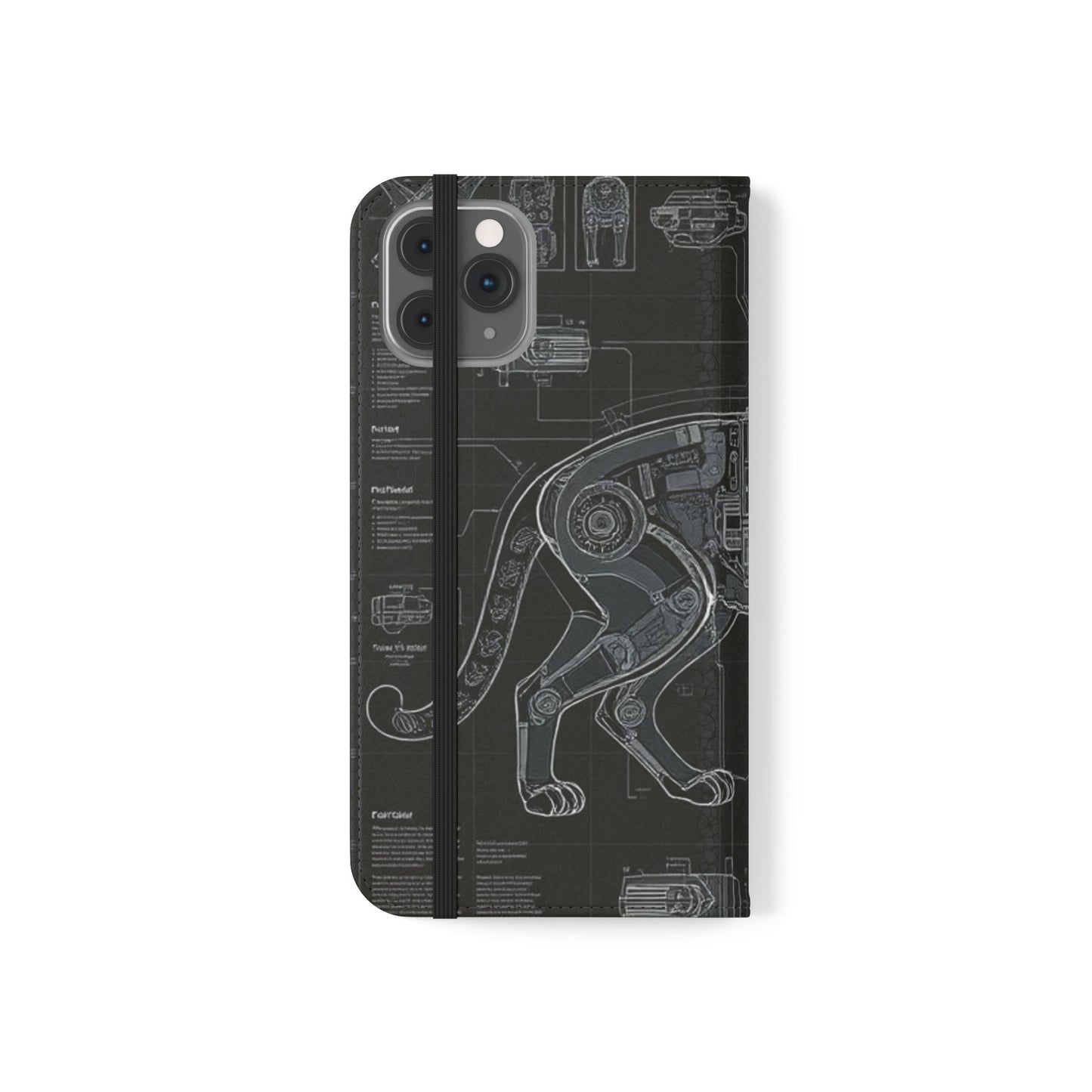 Cat Anatomy Flip Cases