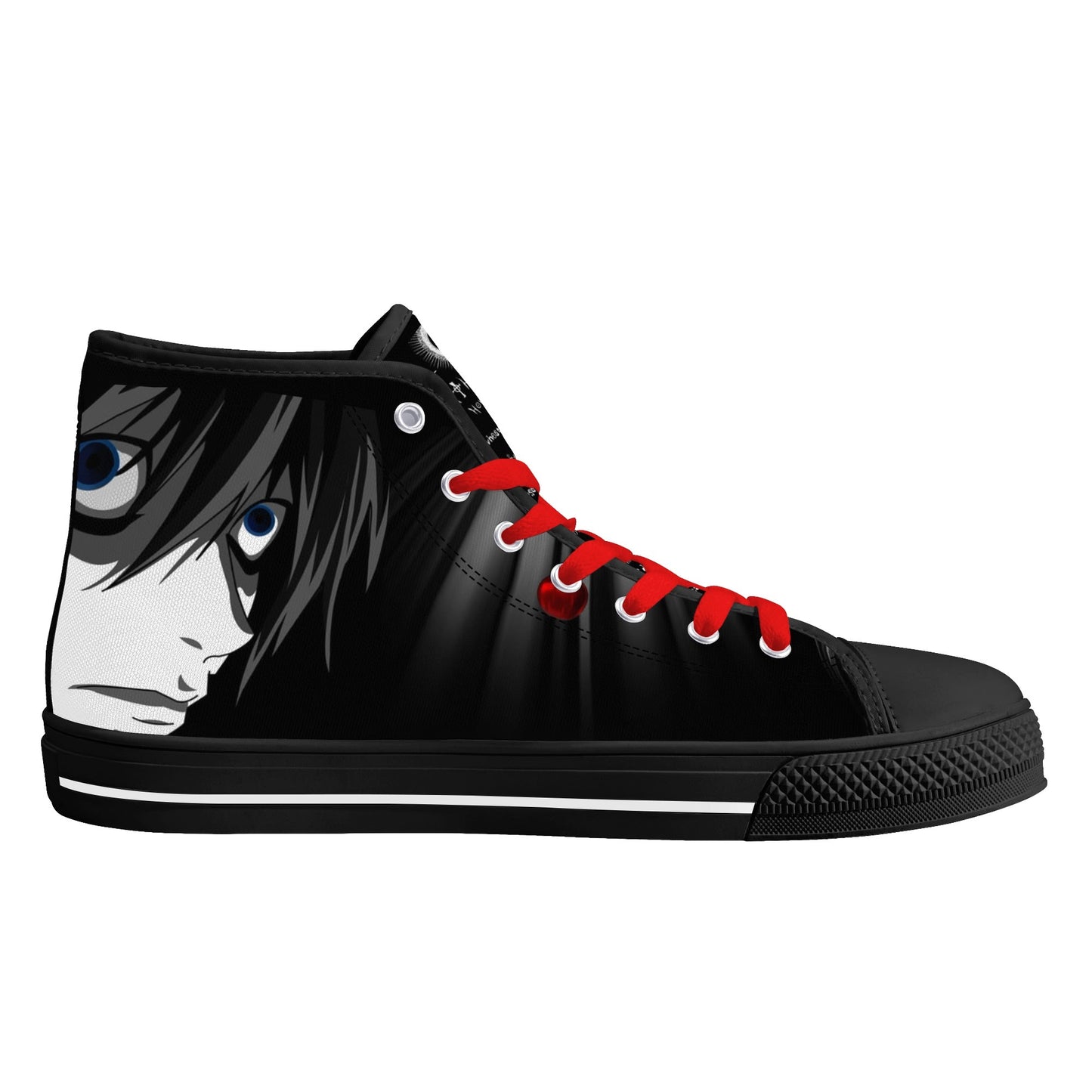 Stand out  with the  DN Anime Mens High Top Canvas Shoes  available at Hey Nugget. Grab yours today!