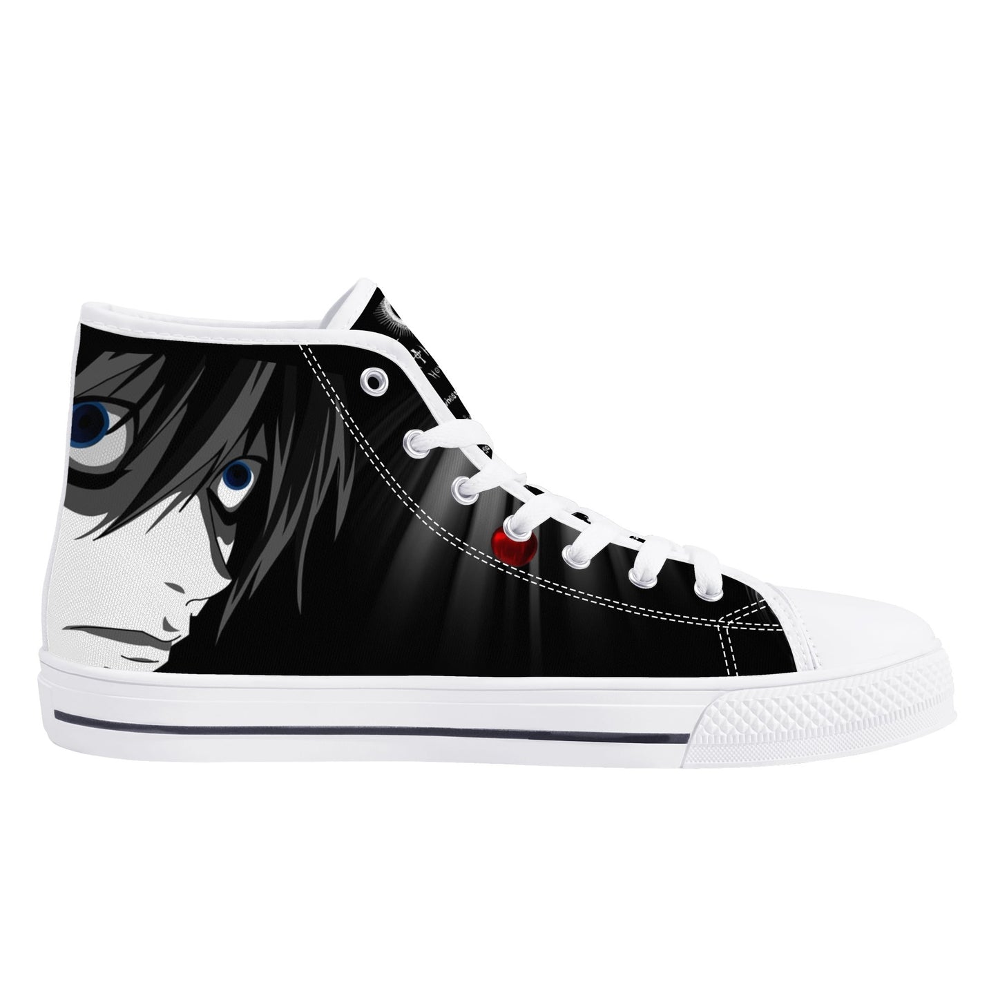 Stand out  with the  DN Anime Mens High Top Canvas Shoes  available at Hey Nugget. Grab yours today!