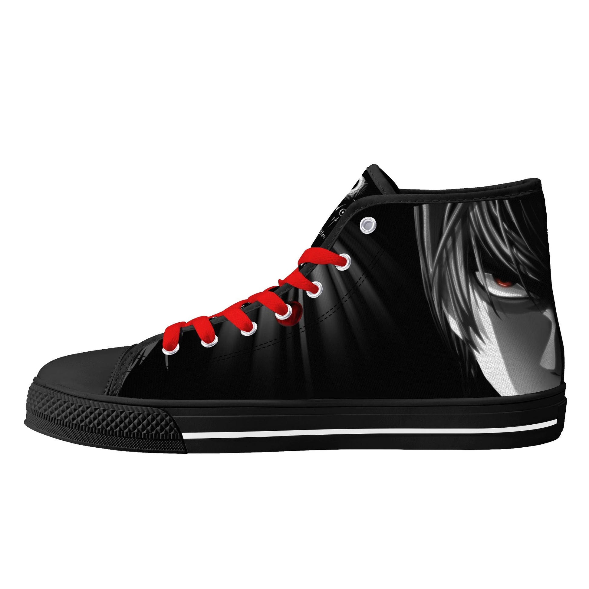 Stand out  with the  DN Anime Mens High Top Canvas Shoes  available at Hey Nugget. Grab yours today!