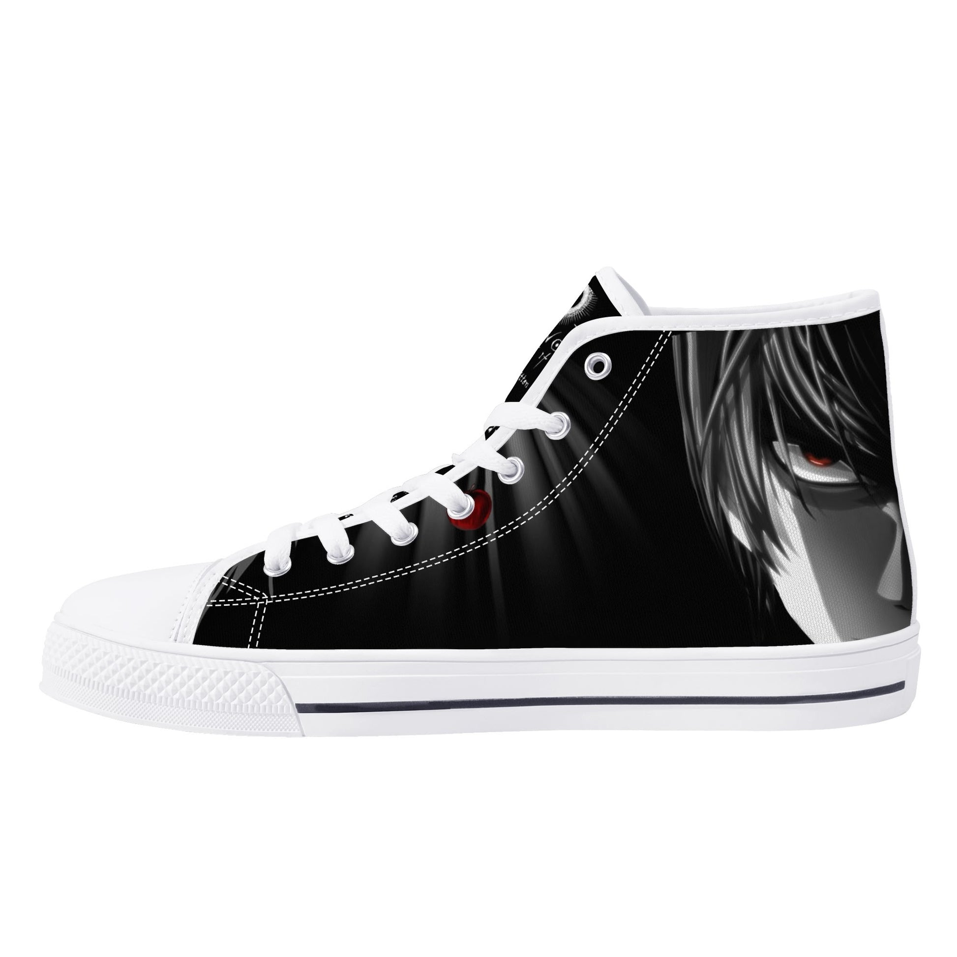 Stand out  with the  DN Anime Mens High Top Canvas Shoes  available at Hey Nugget. Grab yours today!