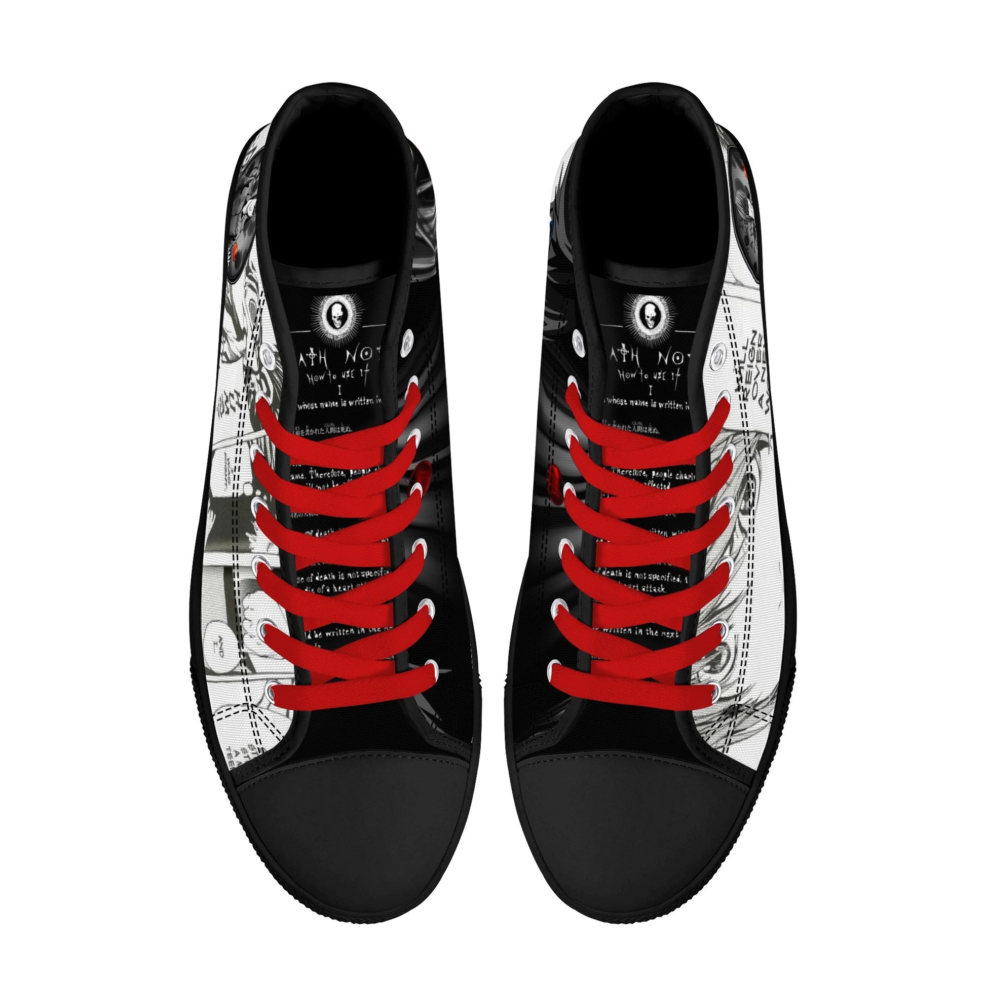 Stand out  with the  DN Anime Mens High Top Canvas Shoes  available at Hey Nugget. Grab yours today!