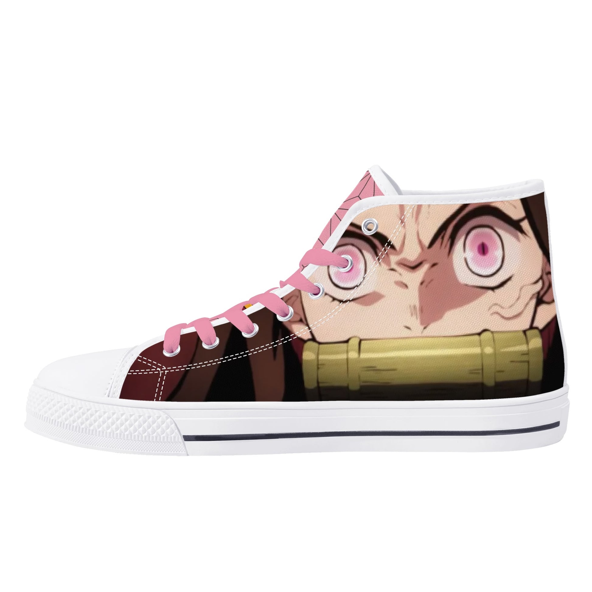 Stand out  with the  DS Anime Womens High Top Canvas Shoes  available at Hey Nugget. Grab yours today!