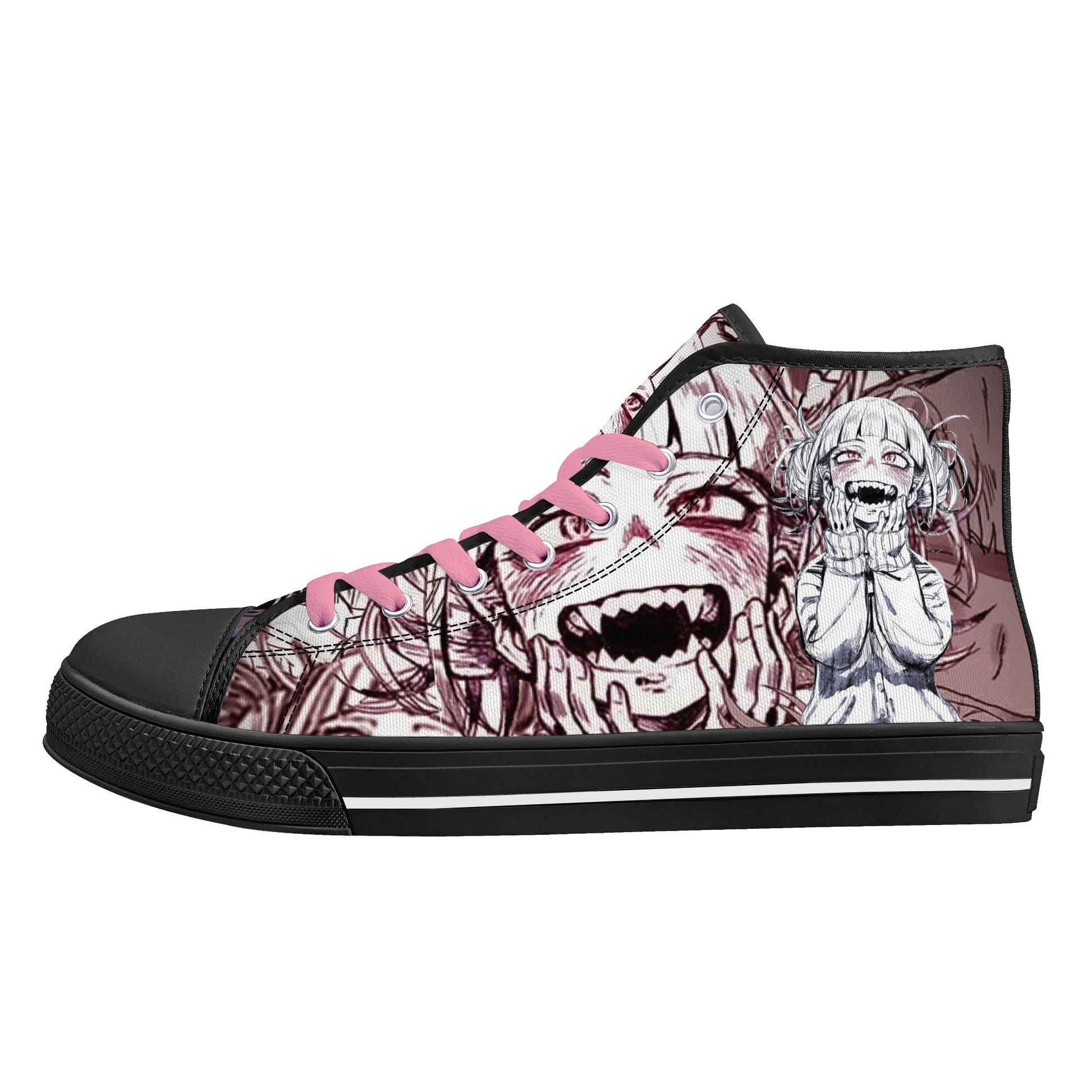 Stand out  with the  MHA Anime Womens High Top Canvas Shoes  available at Hey Nugget. Grab yours today!