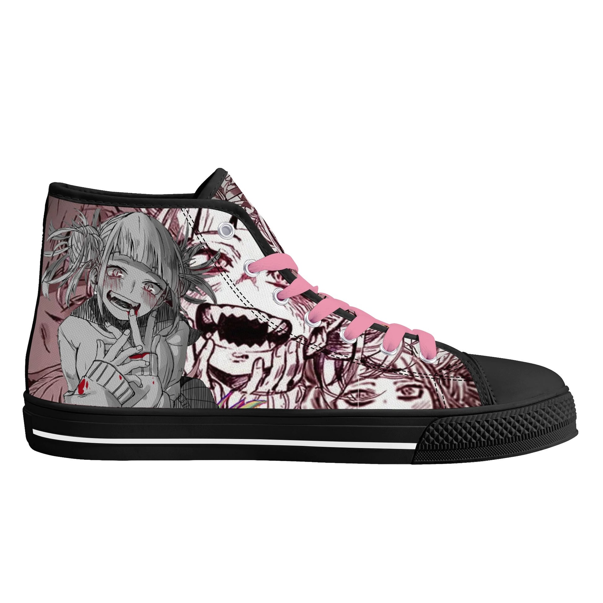 Stand out  with the  MHA Anime Womens High Top Canvas Shoes  available at Hey Nugget. Grab yours today!