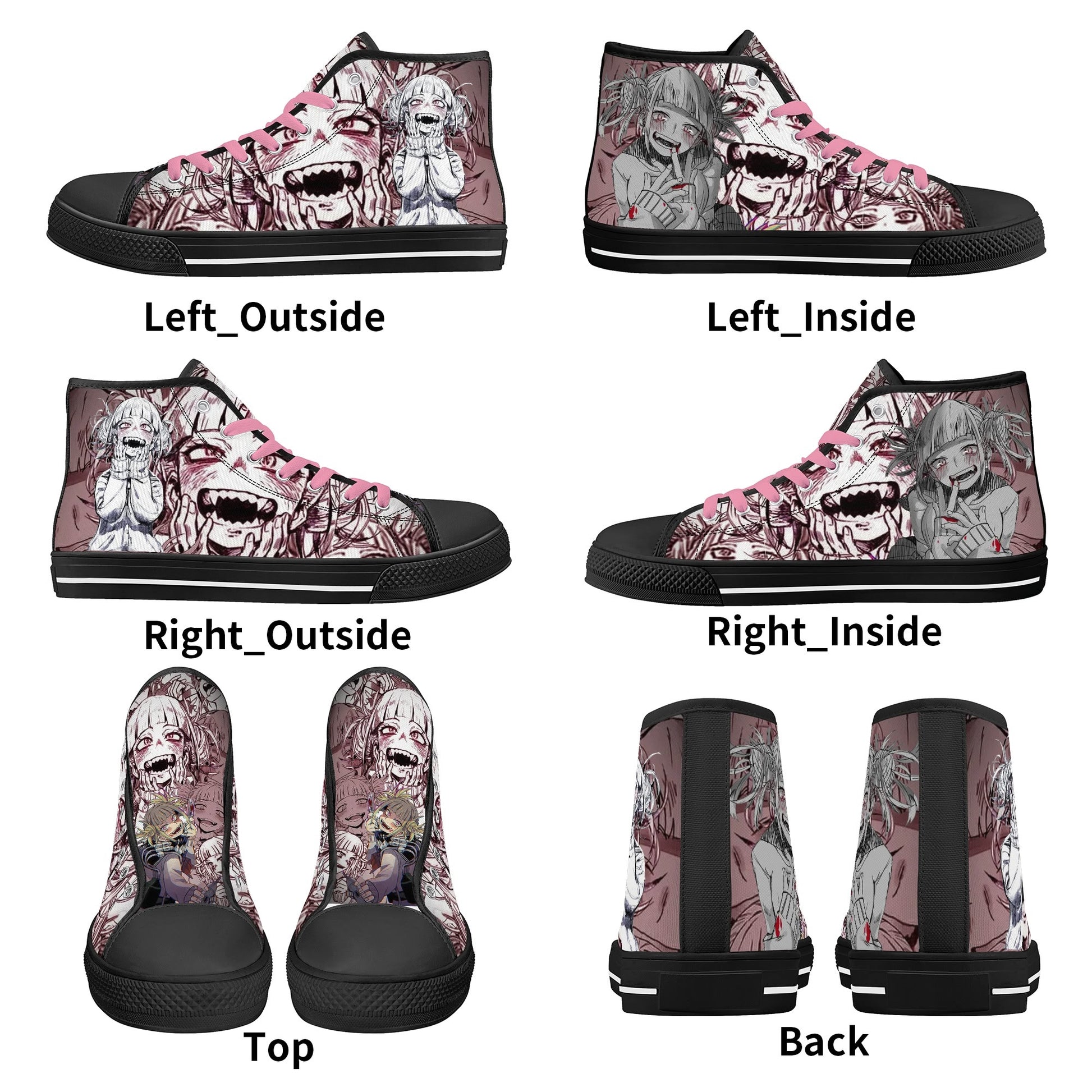 Stand out  with the  MHA Anime Womens High Top Canvas Shoes  available at Hey Nugget. Grab yours today!