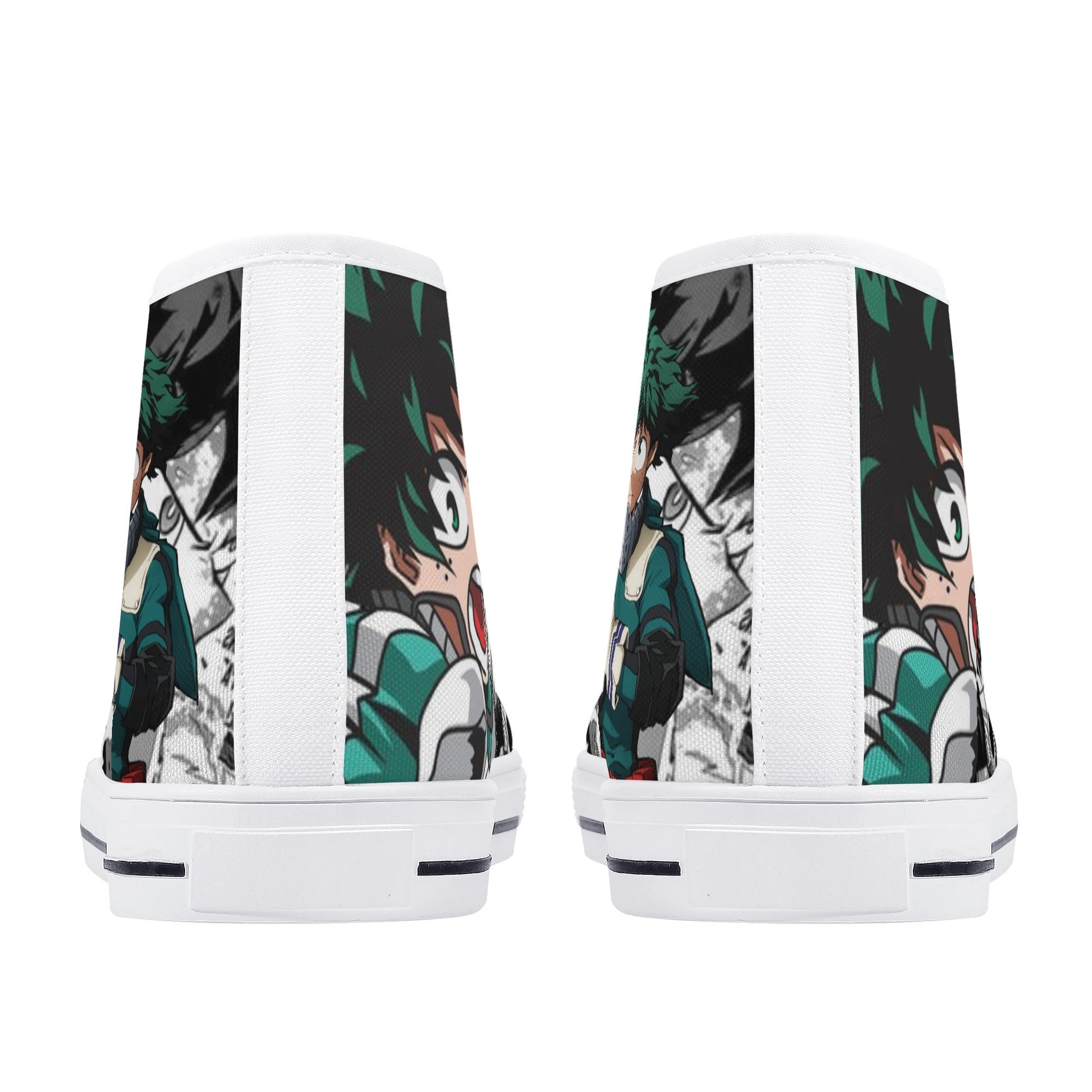 Stand out  with the  MHA Anime Mens High Top Canvas Shoes  available at Hey Nugget. Grab yours today!