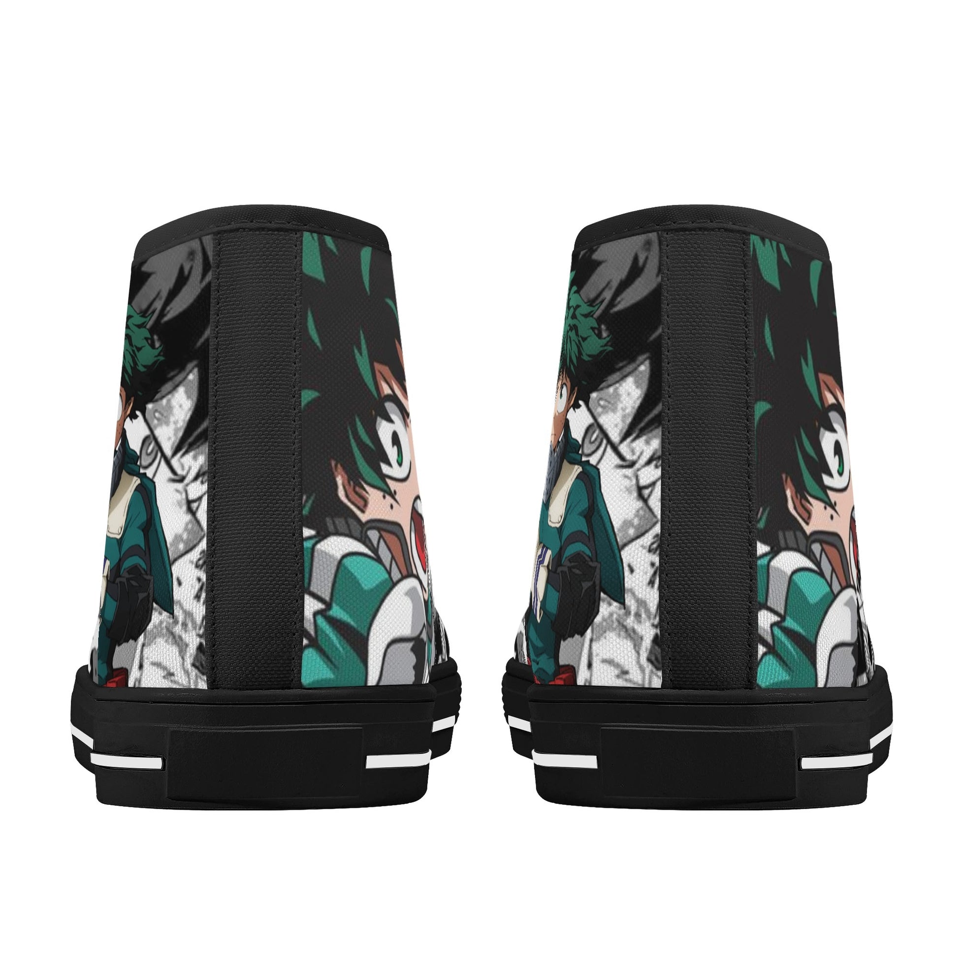 Stand out  with the  MHA Anime Mens High Top Canvas Shoes  available at Hey Nugget. Grab yours today!