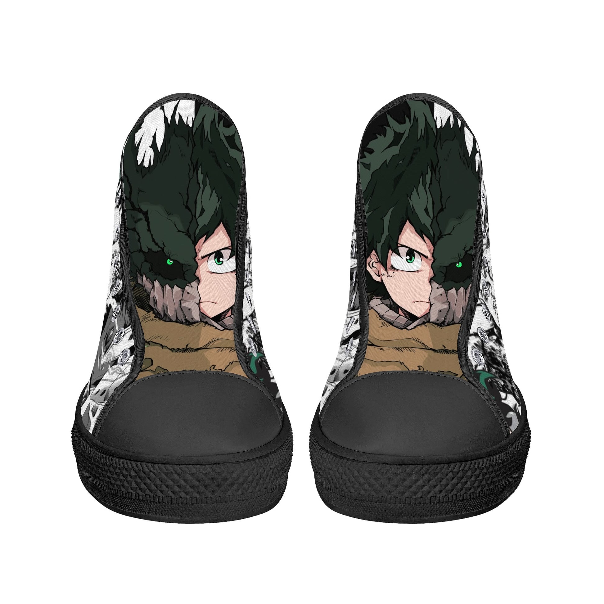 Stand out  with the  MHA Anime Mens High Top Canvas Shoes  available at Hey Nugget. Grab yours today!