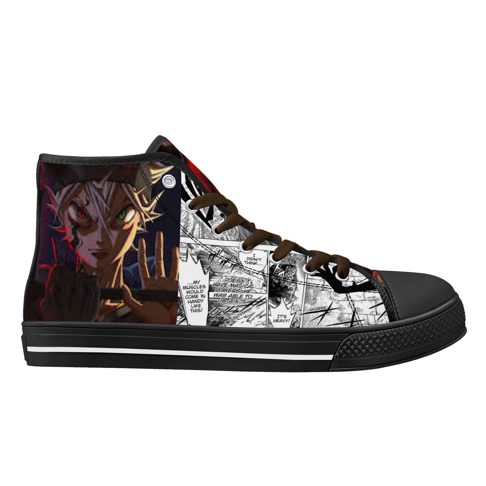 Stand out  with the  BC Anime Mens High Top Canvas Shoes  available at Hey Nugget. Grab yours today!