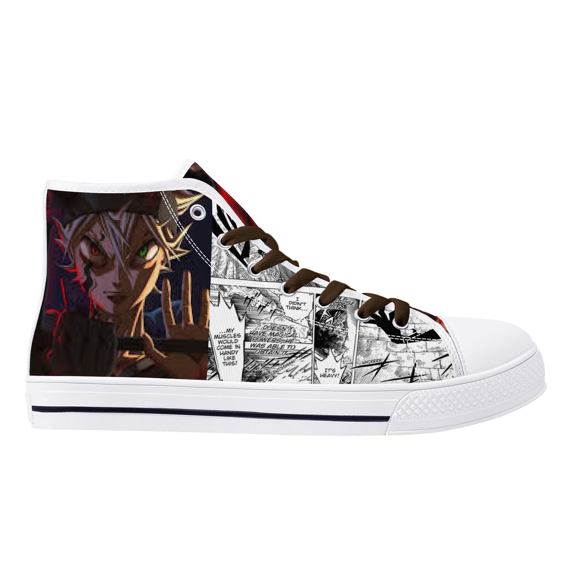 Stand out  with the  BC Anime Mens High Top Canvas Shoes  available at Hey Nugget. Grab yours today!