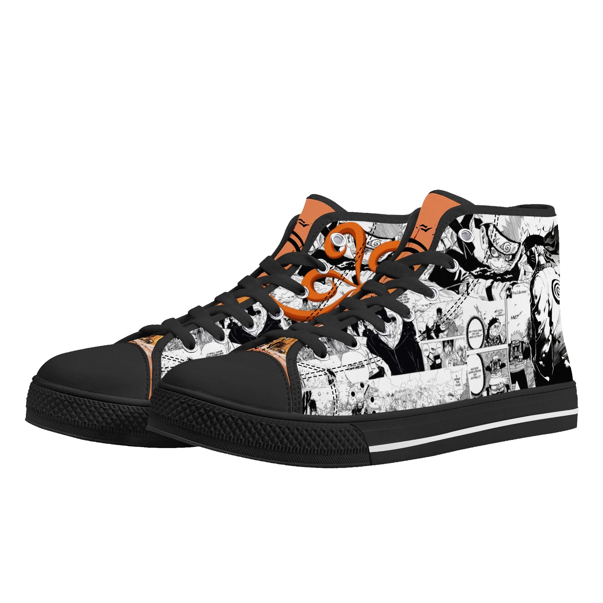 Stand out  with the  Ninja Anime Womens High Top Canvas Shoes  available at Hey Nugget. Grab yours today!