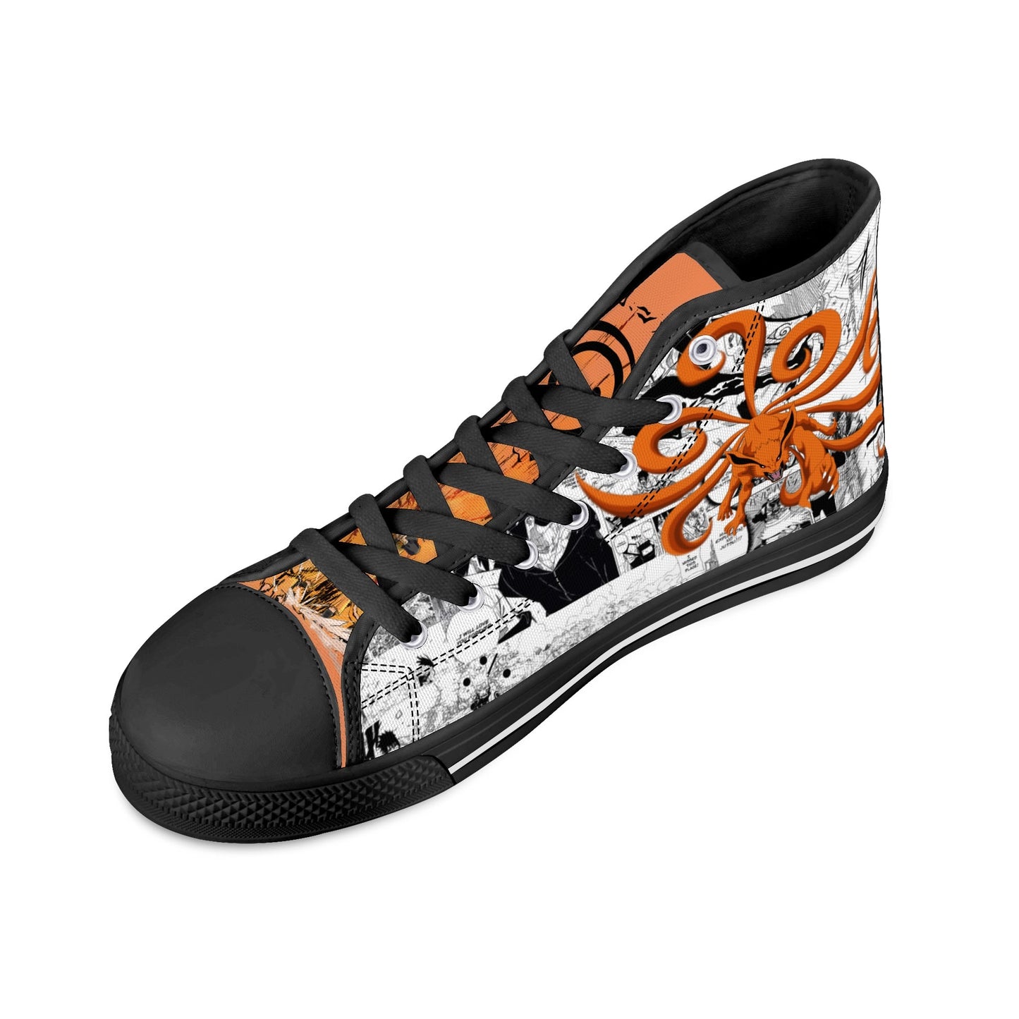 Stand out  with the  Ninja Anime Womens High Top Canvas Shoes  available at Hey Nugget. Grab yours today!