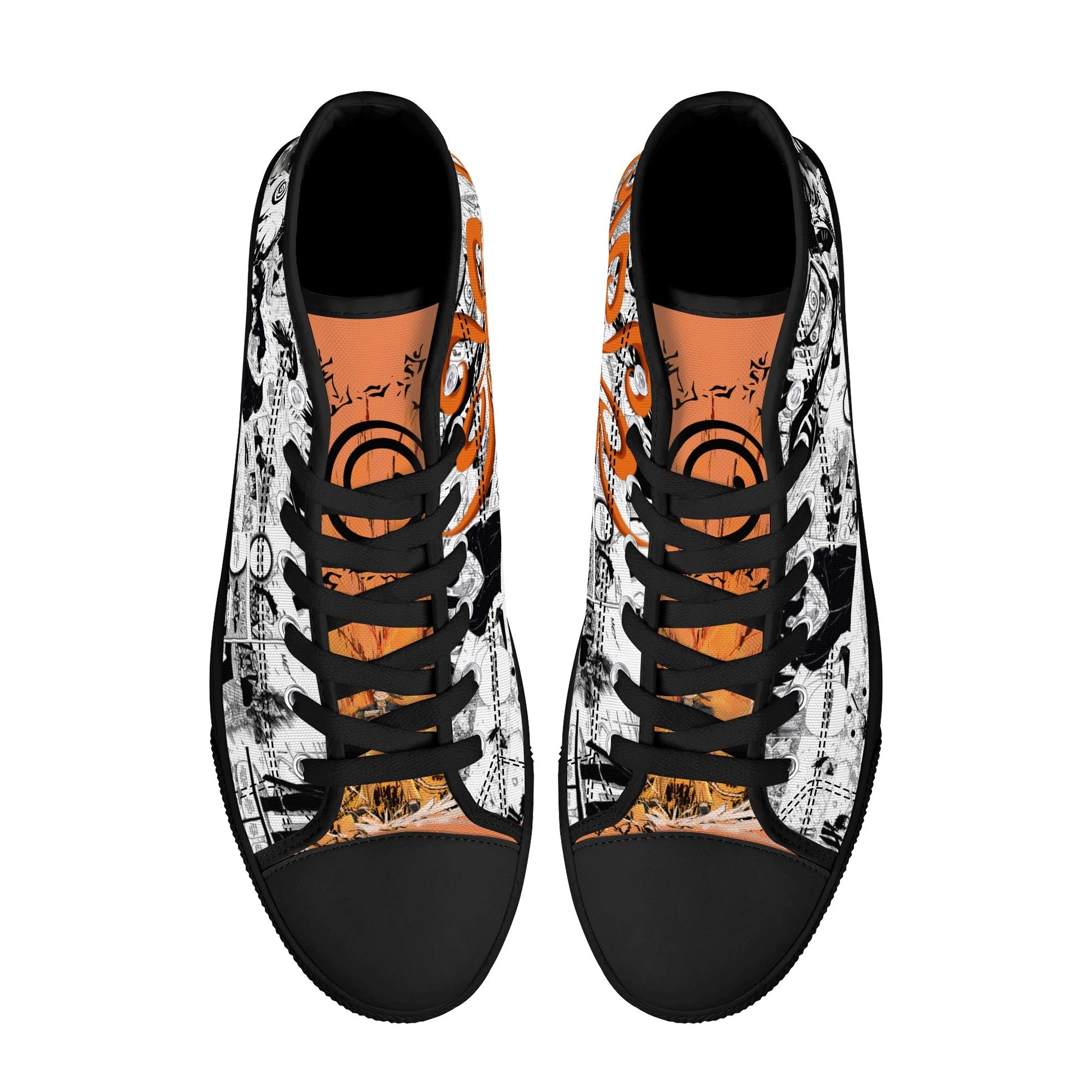 Stand out  with the  Ninja Anime Womens High Top Canvas Shoes  available at Hey Nugget. Grab yours today!