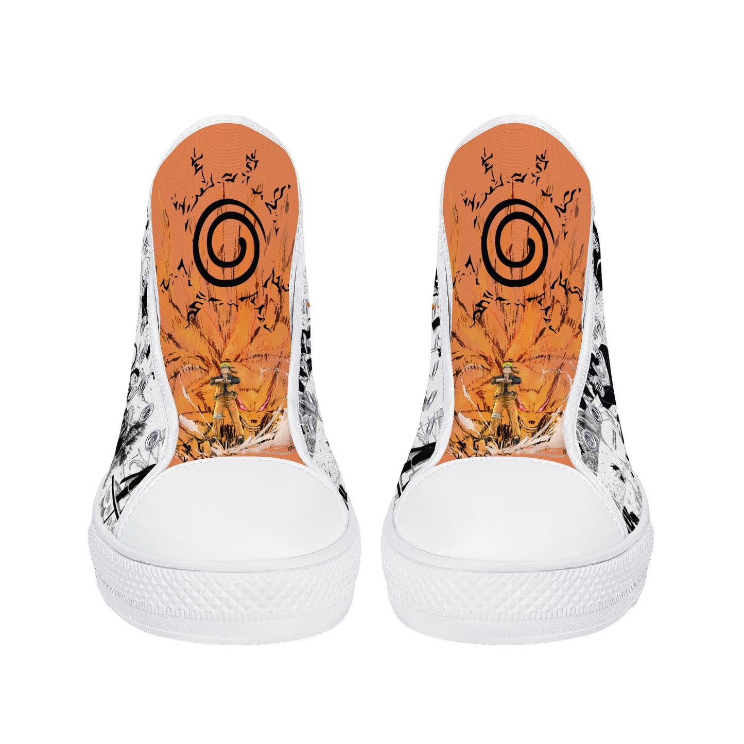 Stand out  with the  Ninja Anime Womens High Top Canvas Shoes  available at Hey Nugget. Grab yours today!