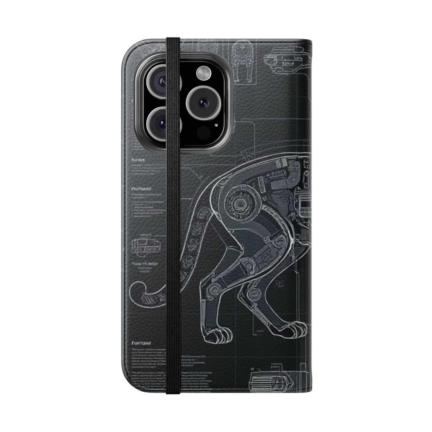 Cat Anatomy Flip Cases