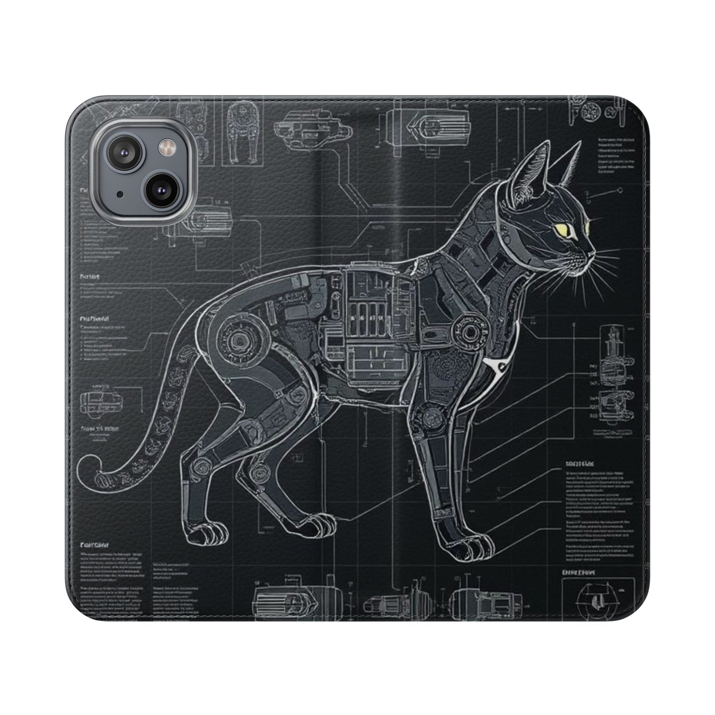 Cat Anatomy Flip Cases