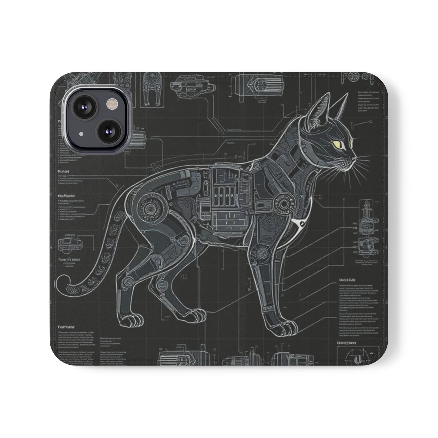 Cat Anatomy Flip Cases