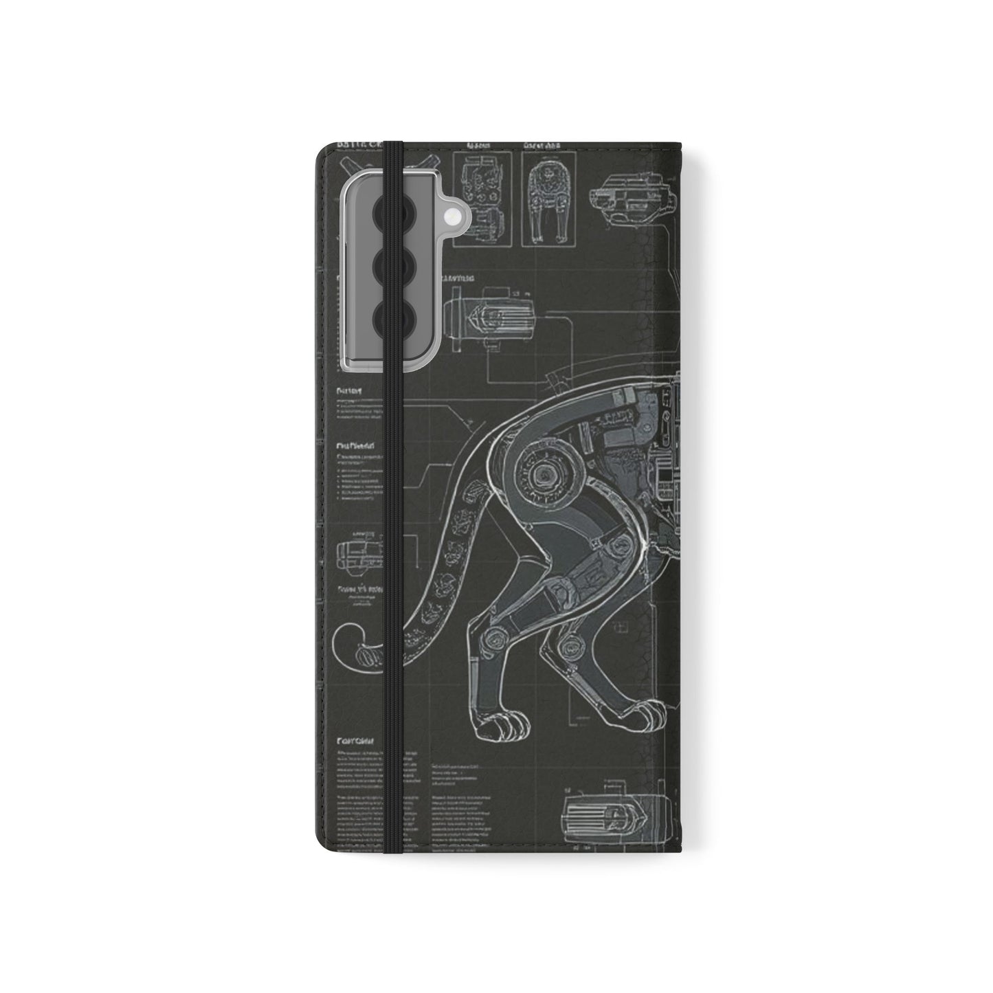 Cat Anatomy Flip Cases
