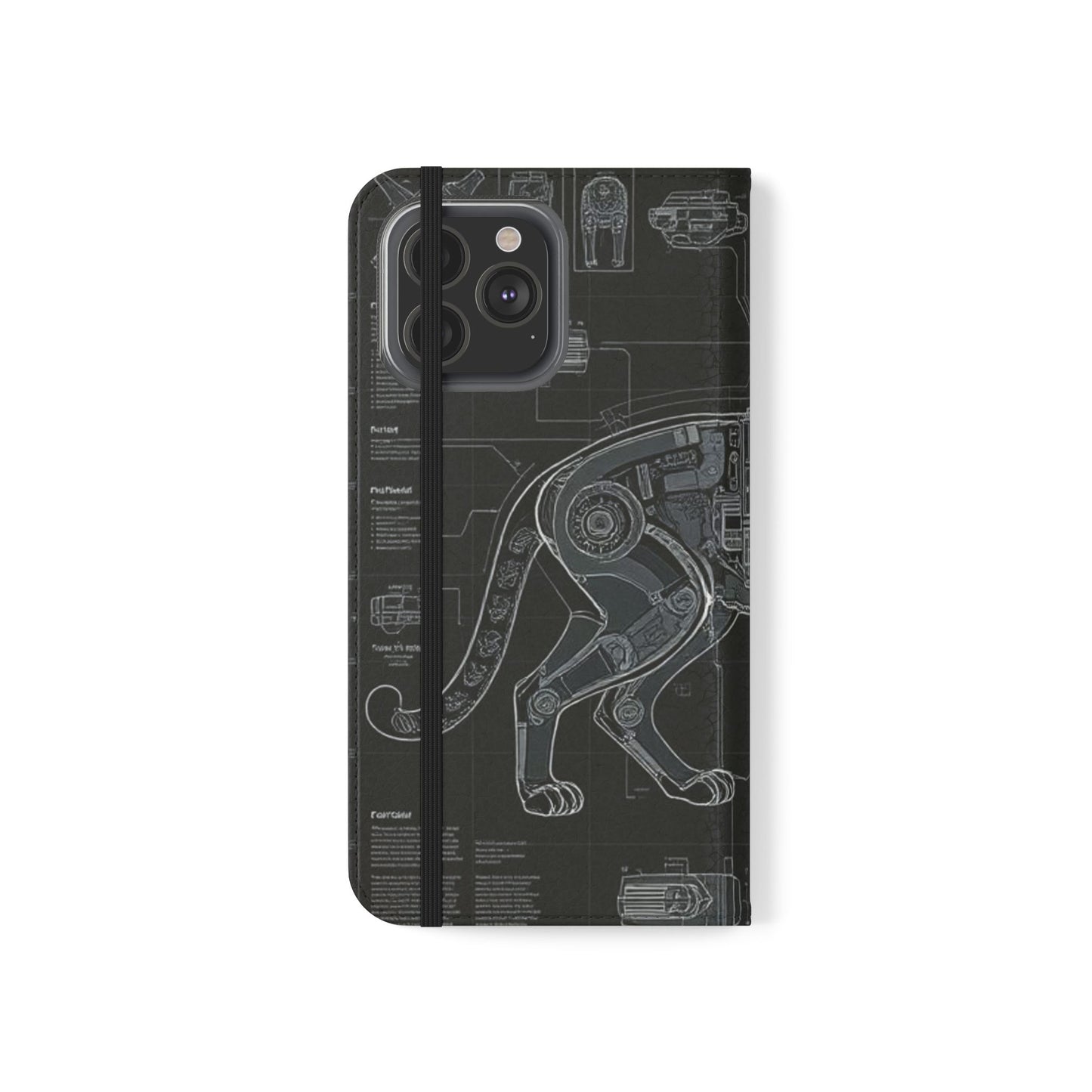 Cat Anatomy Flip Cases