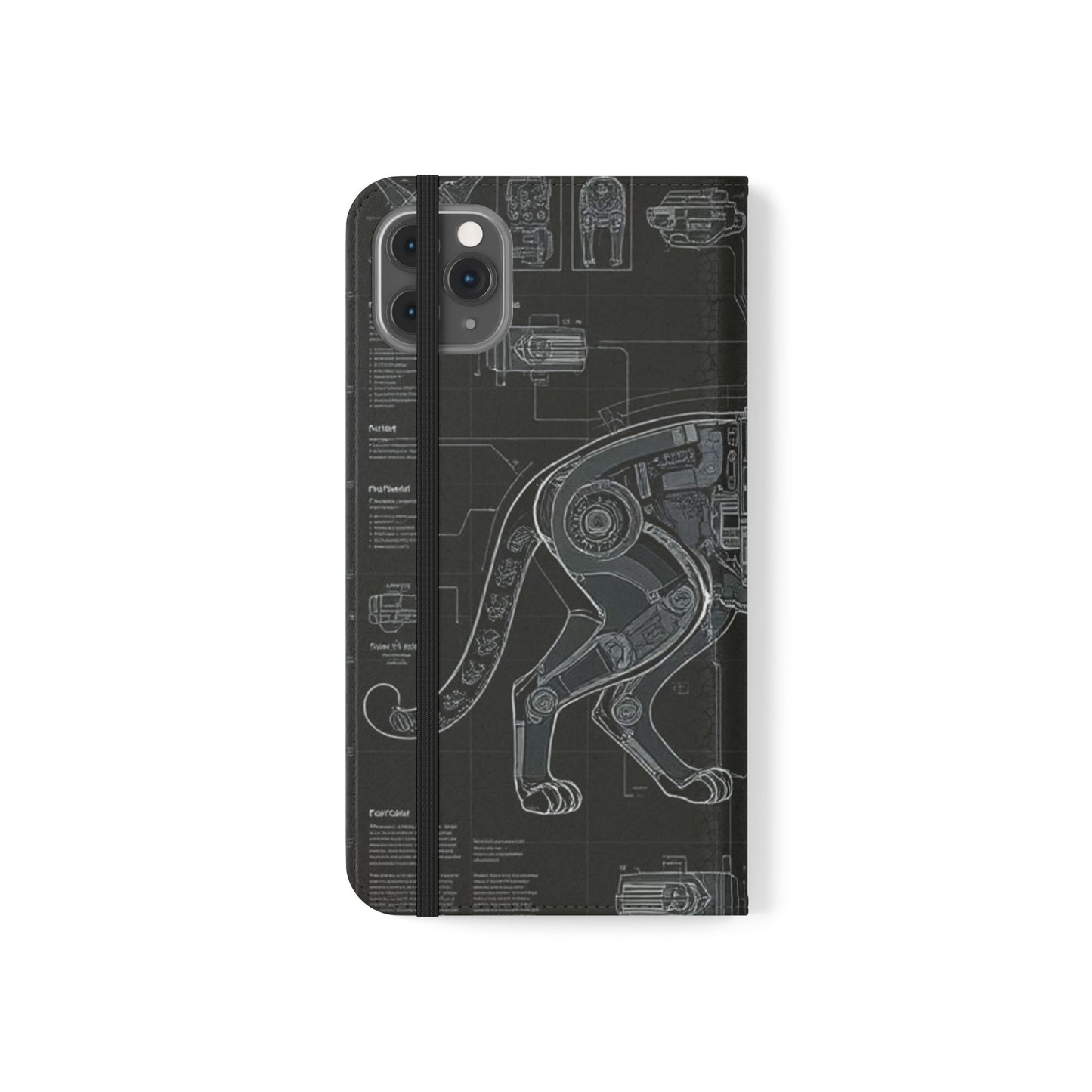 Cat Anatomy Flip Cases