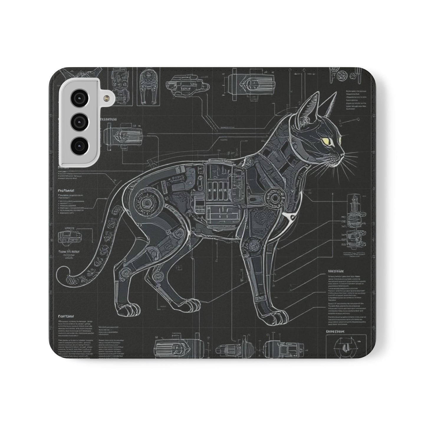 Cat Anatomy Flip Cases