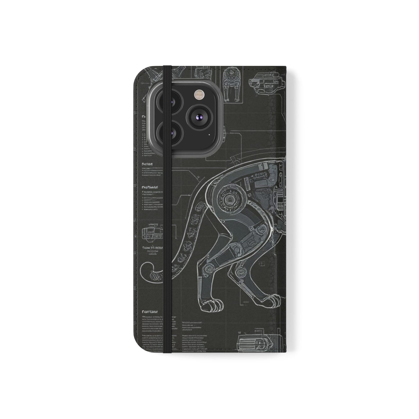 Cat Anatomy Flip Cases